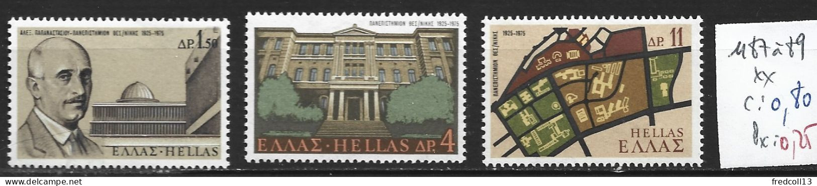 GRECE 1187 à 89 ** Côte 0.80 € - Unused Stamps