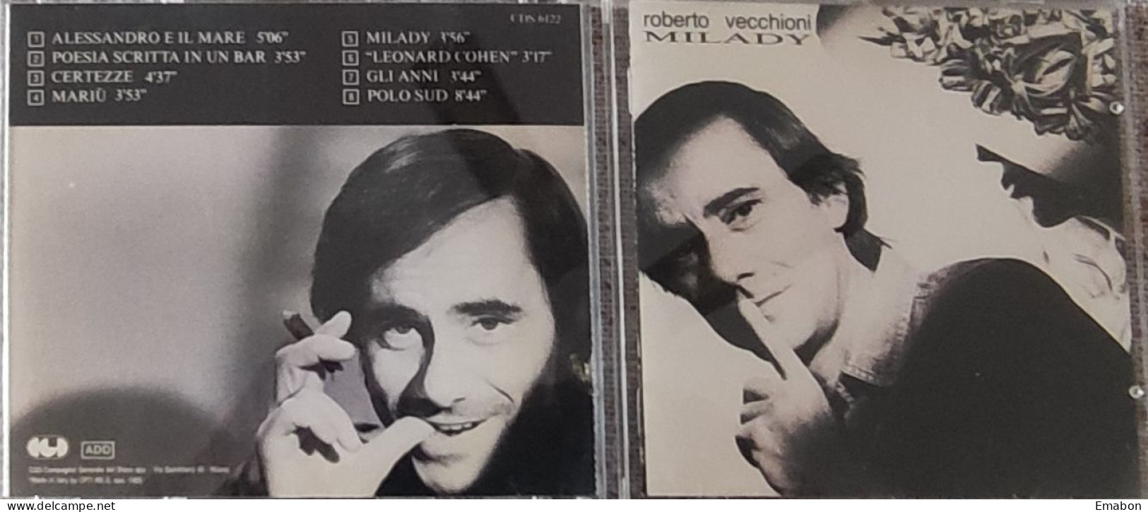 BORGATTA - Cd ROBERTO VECCHIONI - MILADY - CGD 1989  -  USATO In Buono Stato - Altri - Musica Italiana