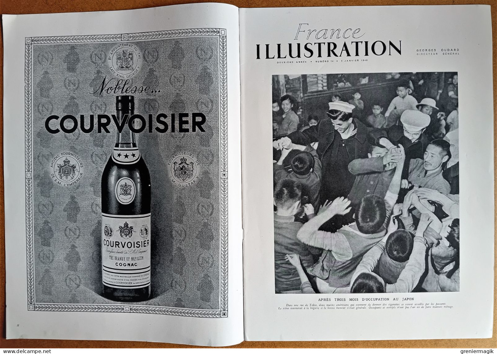 France Illustration N°14 05/01/1946 Mort Du Général Patton/Conférence Moscou/Suède/Jean Crotti/Avion à Réaction/Autriche - Testi Generali