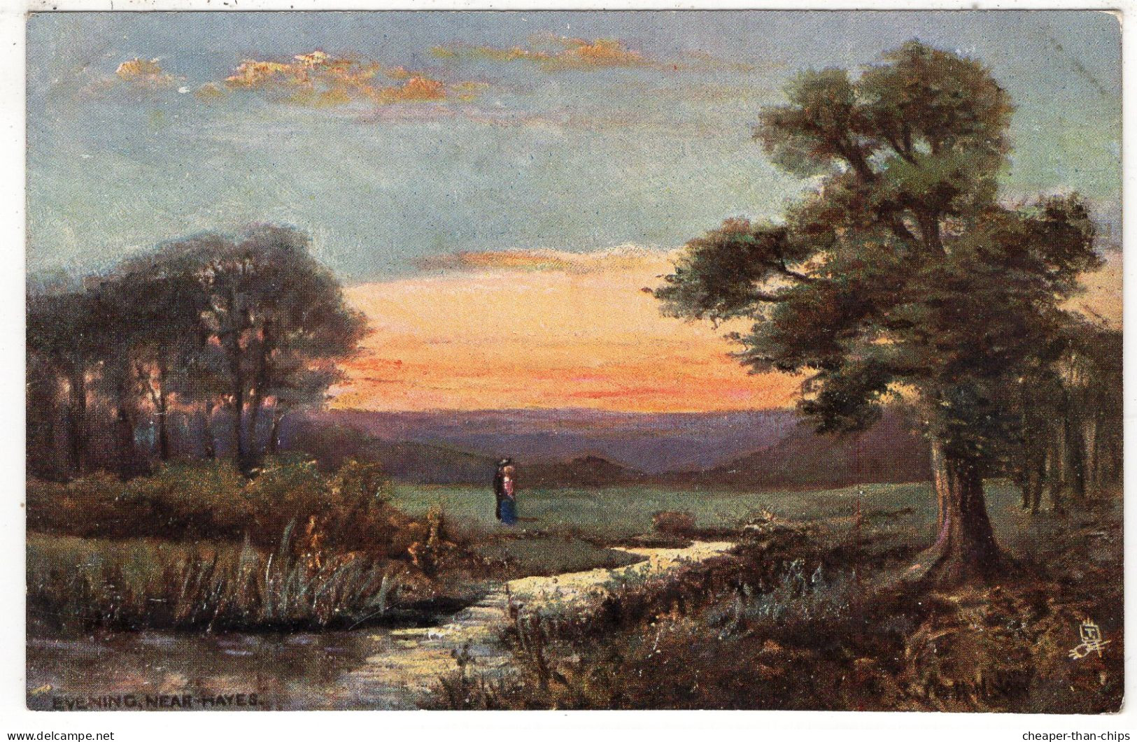 Evening Near HAYES - Tuck Oilette 1533 - Middlesex