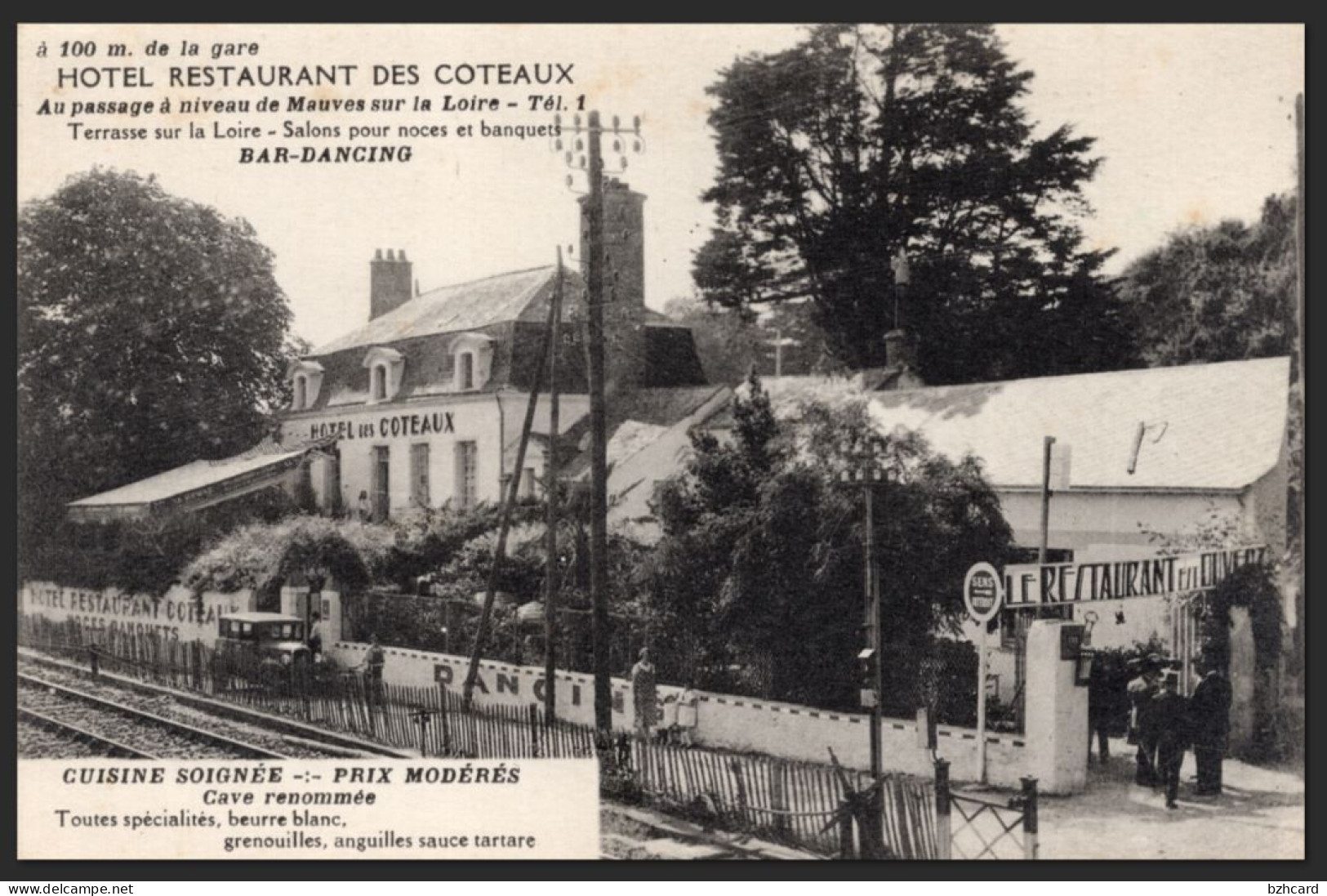 Mauves Sur Loire : Hôtel Restaurant Des Coteaux - Bar Dancing - Mauves-sur-Loire