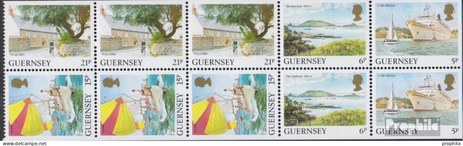 GB - Guernsey Hbl37 Postfrisch 1991 Ansichten - Guernesey