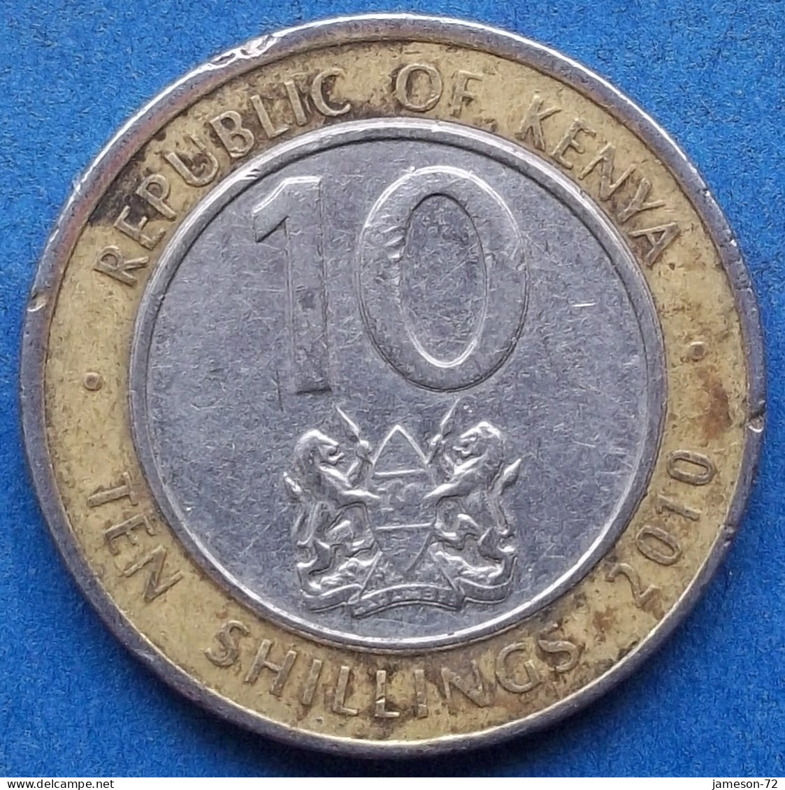 KENYA - 10 Shillings 2010 KM# 35.2 Republic (1964) - Edelweiss Coins - Kenia