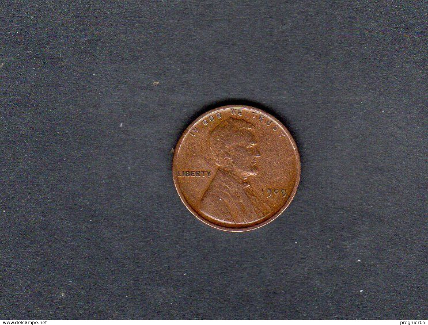 USA - Pièce 1 Cent "Lincoln - Wheat Penny" 1909 TB/F  KM.132 - 1909-1958: Lincoln, Wheat Ears Reverse