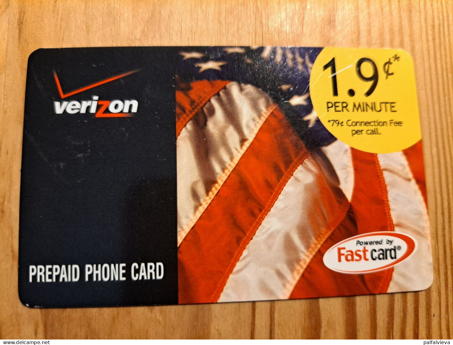 Prepaid Phonecard USA, Verizon - Flag - Sonstige & Ohne Zuordnung