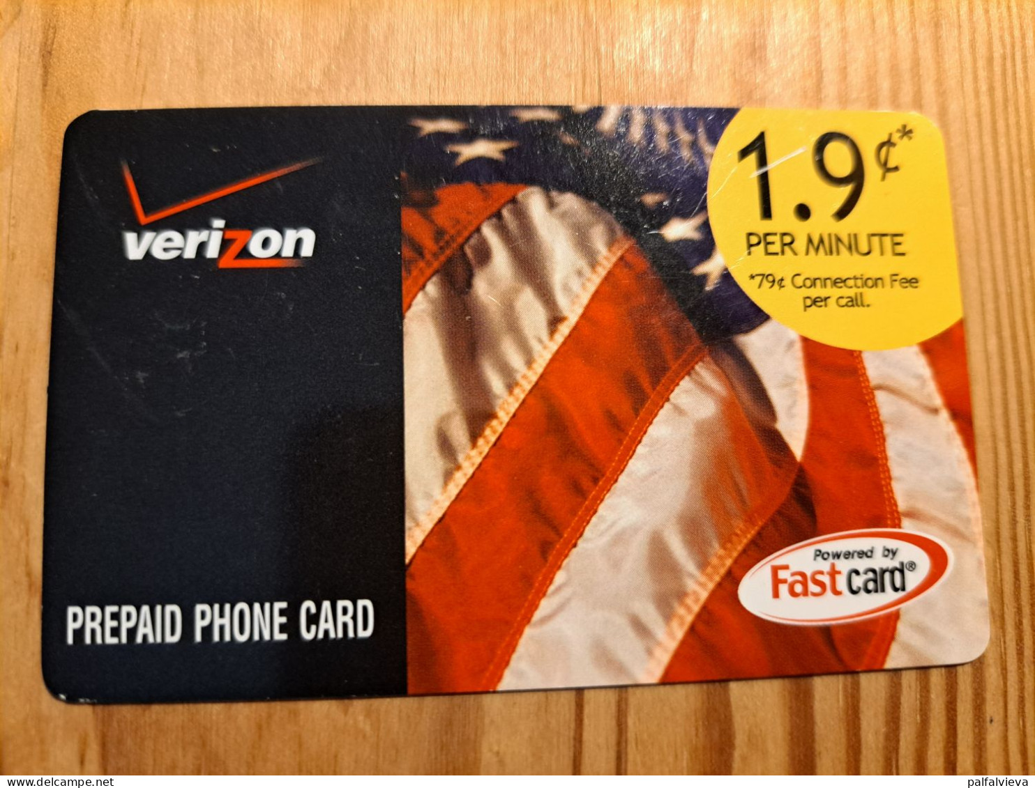 Prepaid Phonecard USA, Verizon - Flag - Otros & Sin Clasificación