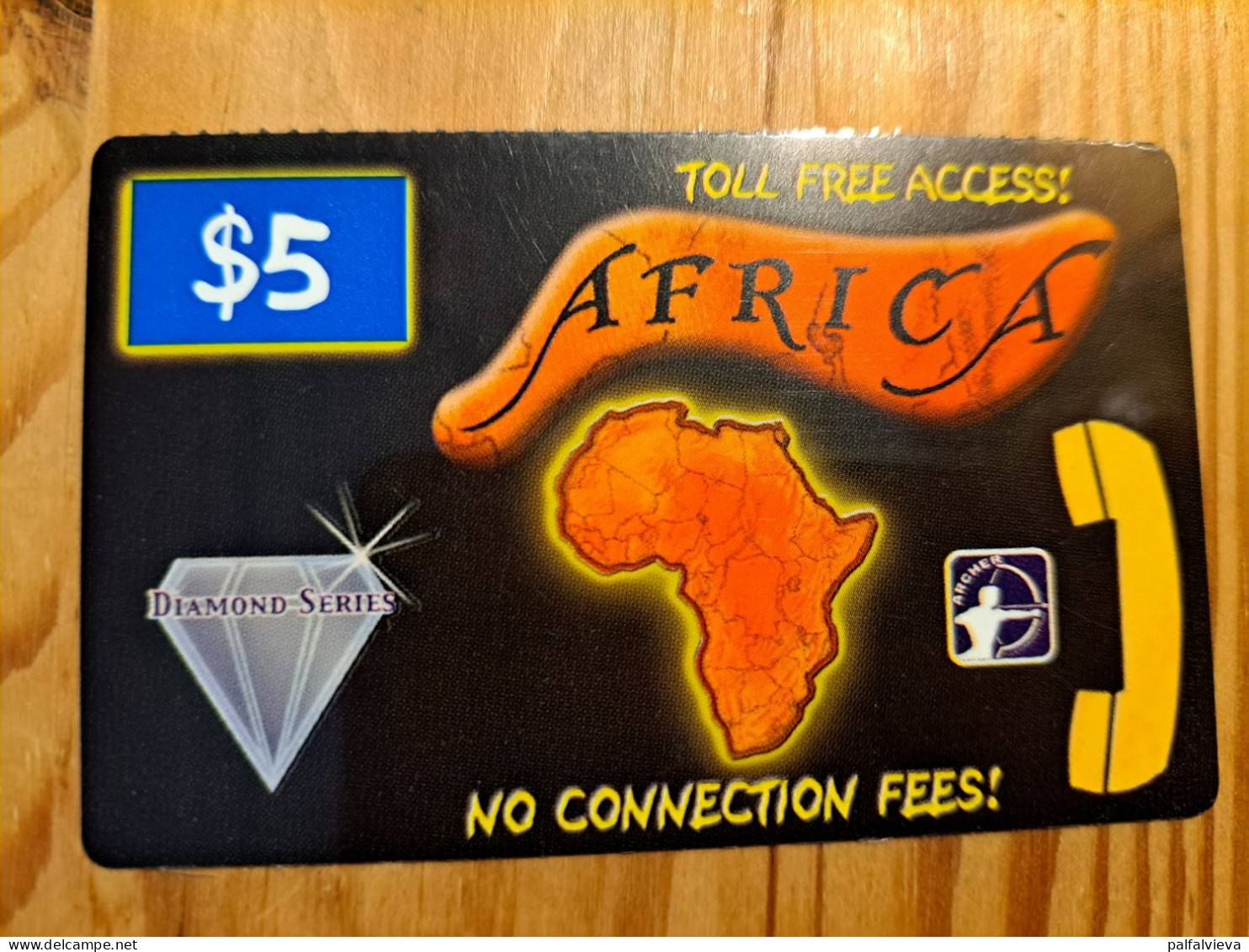 Prepaid Phonecard USA, Archer - Africa - Andere & Zonder Classificatie