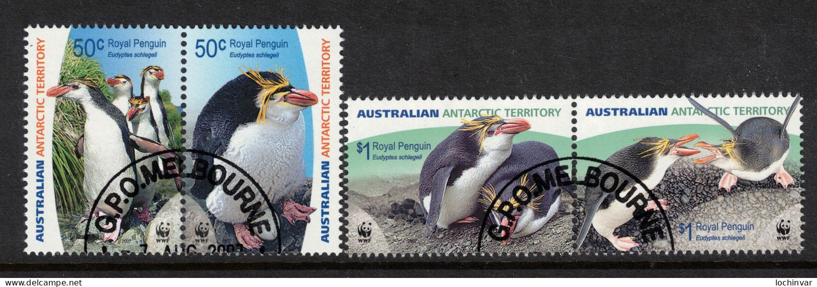 AAT, 2007 PENGUINS 4 CTO - Used Stamps