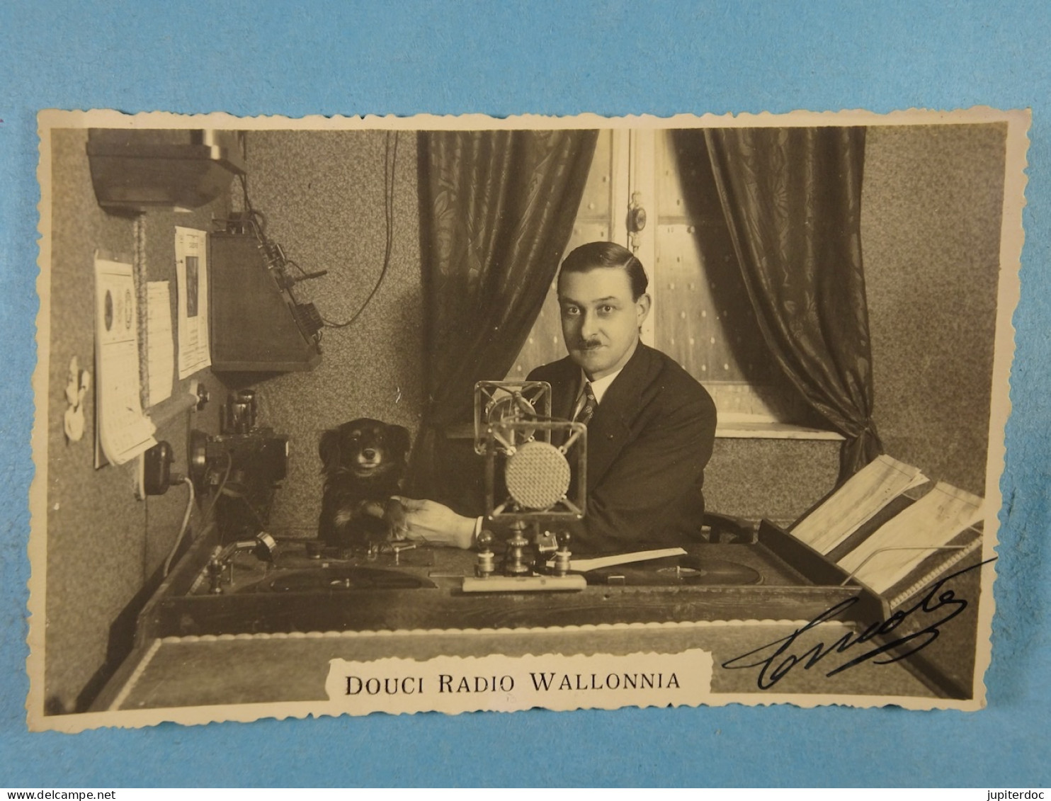 Douci Radio Wallonnia ---Installée à Vellereille-les-Brayeux En 1926 Par Maurice Tricoté (autographe) - Estinnes