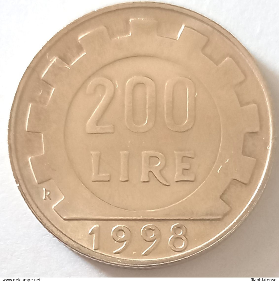 1998 - Italia 200 Lire   ----- - 200 Lire