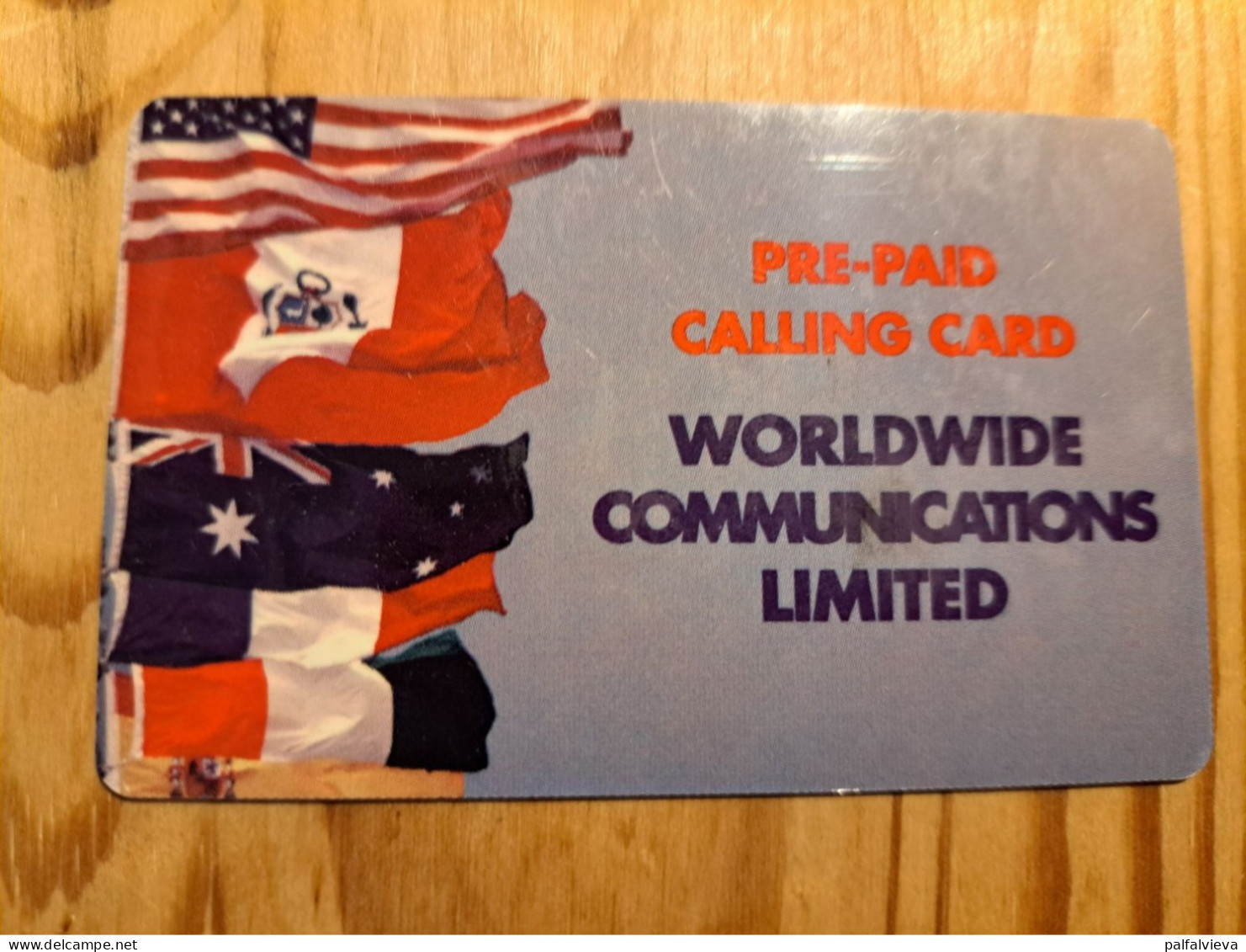 Prepaid Phonecard USA, Worldwide Communications - Flag - Otros & Sin Clasificación