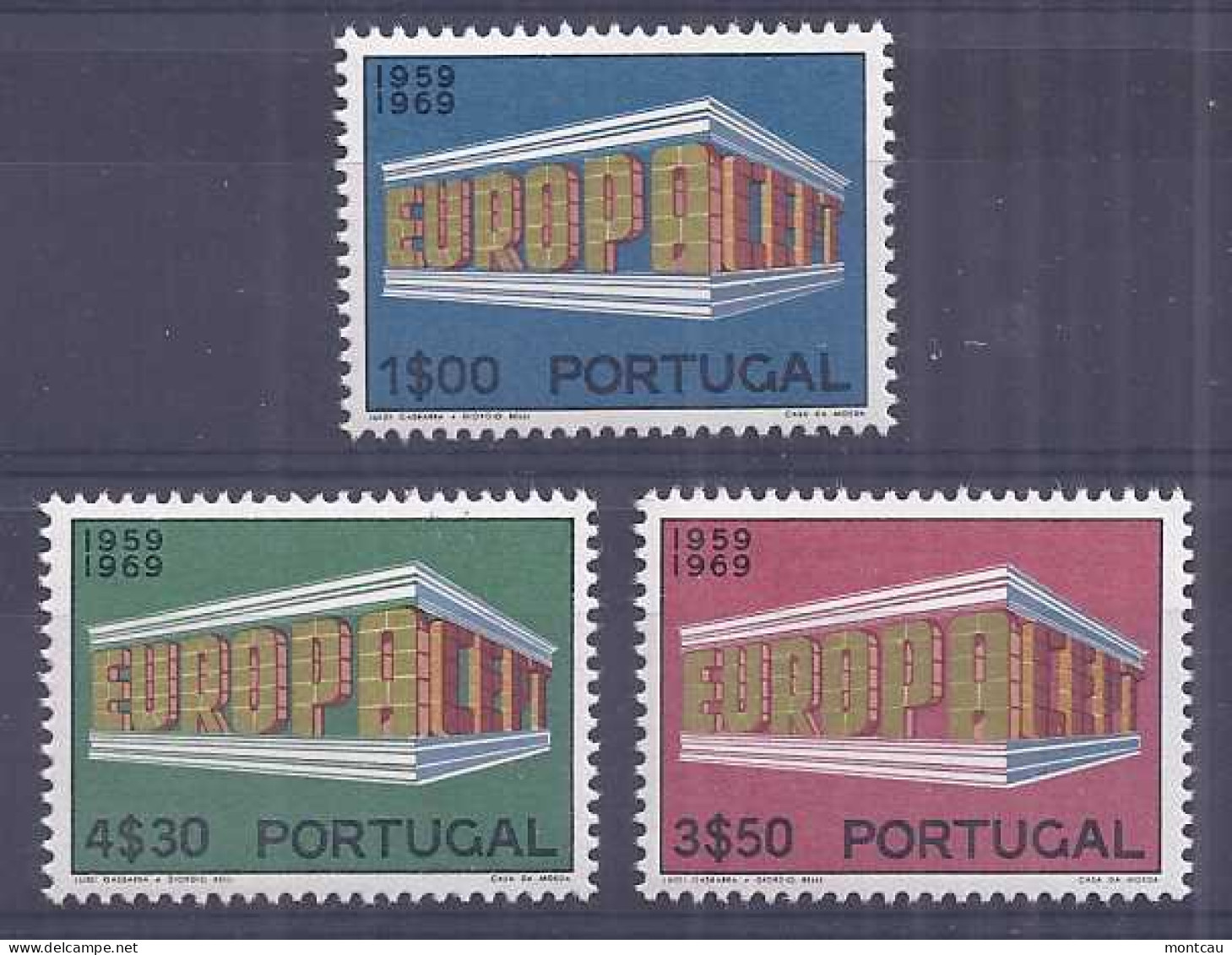 Europa 1969. Portugal Mi 1070-72 MNH (**) - 1969