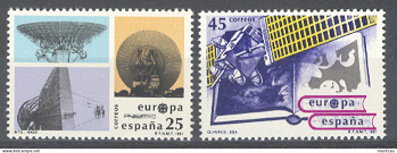 Spain 1991 - Europa Espacial Ed 3116-17 (**) - 1991