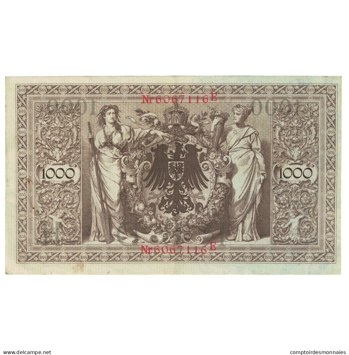Billet, Allemagne, 1000 Mark, 1910, 1910-04-21, KM:44a, TTB - 1000 Mark