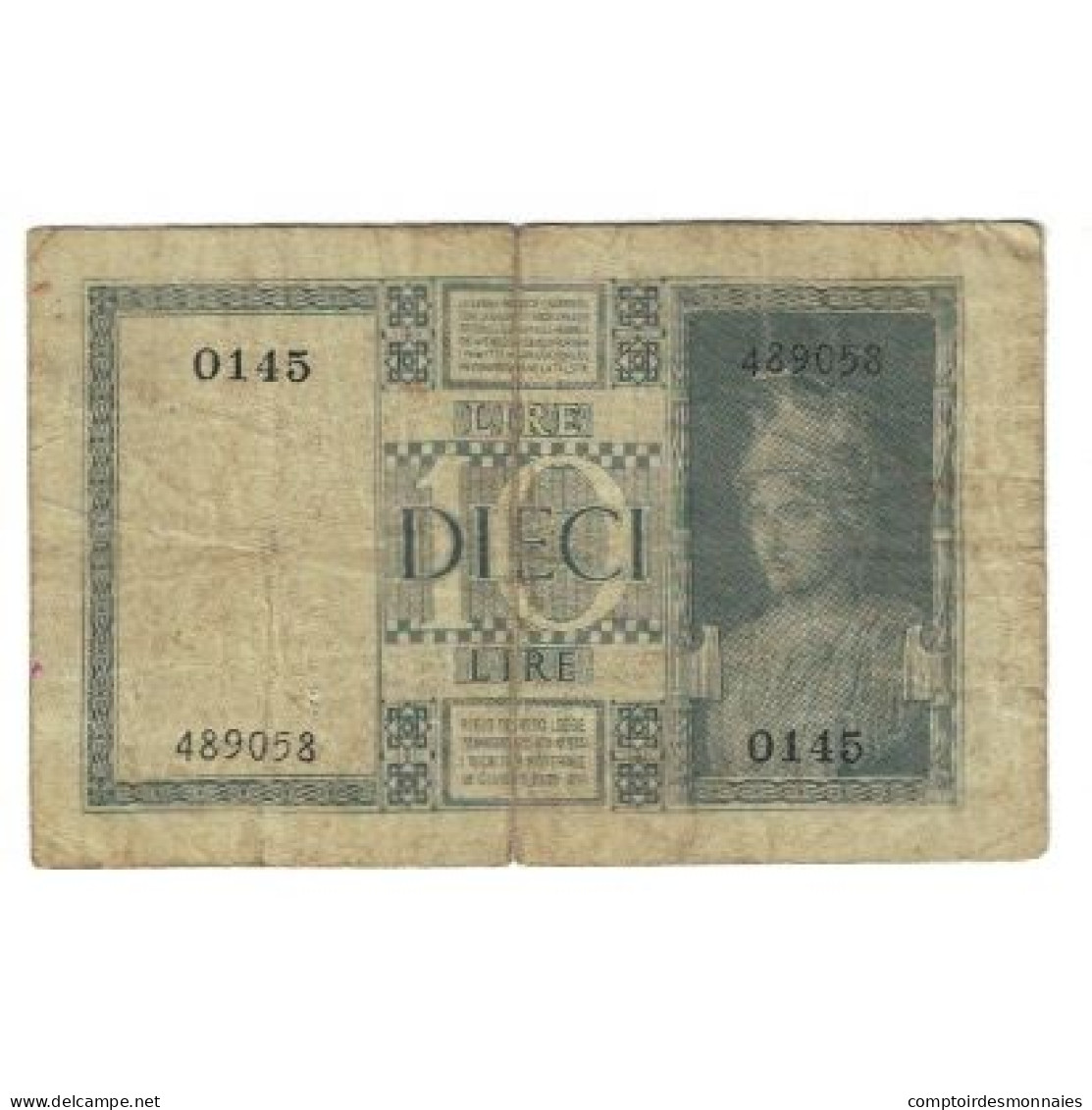 Billet, Italie, 10 Lire, 1935, 1935-06-18, KM:25a, TB - Regno D'Italia – 10 Lire