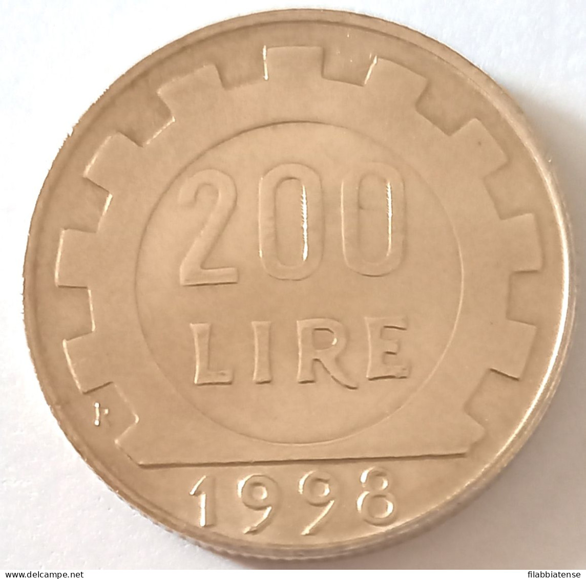 1998 - Italia 200 Lire   ----- - 200 Liras