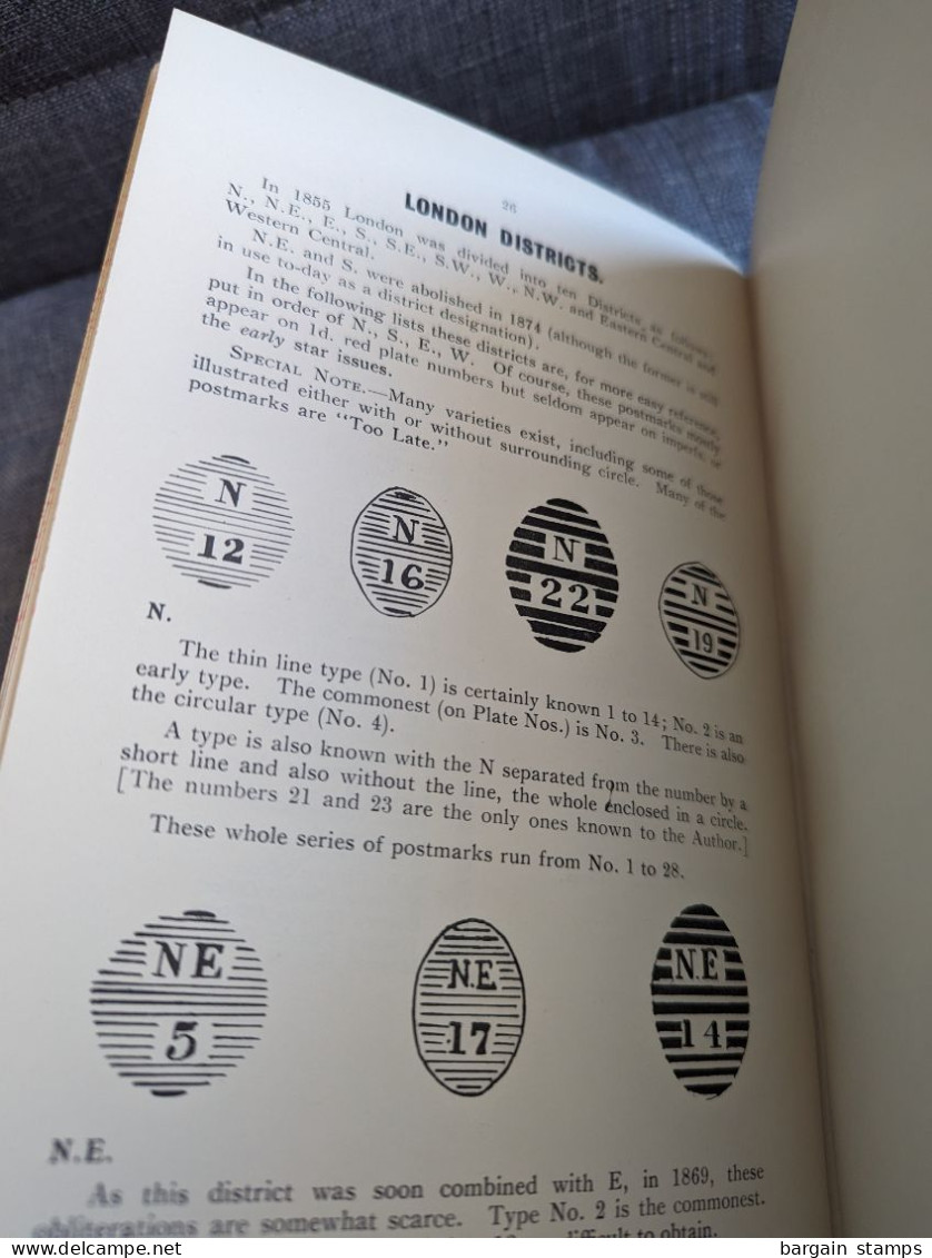 British Postmarks -With Special Reference To The "1844" And Subsequent Numbered Obliterations - F. Hugh Vallancey - 1935 - Handboeken