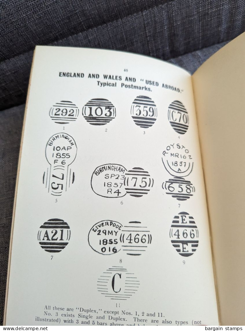 British Postmarks -With Special reference to the "1844" and subsequent numbered obliterations - F. Hugh Vallancey - 1935