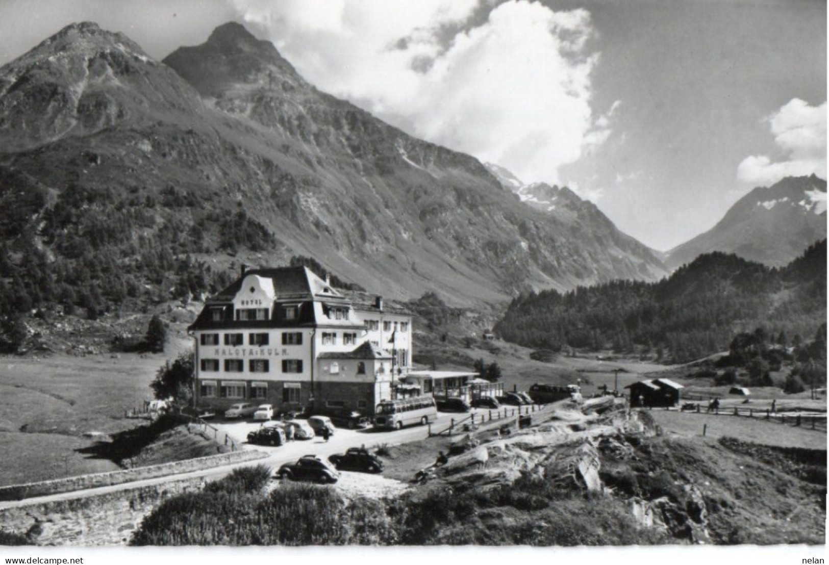 HOTEL MALOJA KULM - ENGADIN MIT PIZ DELLA MARGNA   - F.P. - Bregaglia