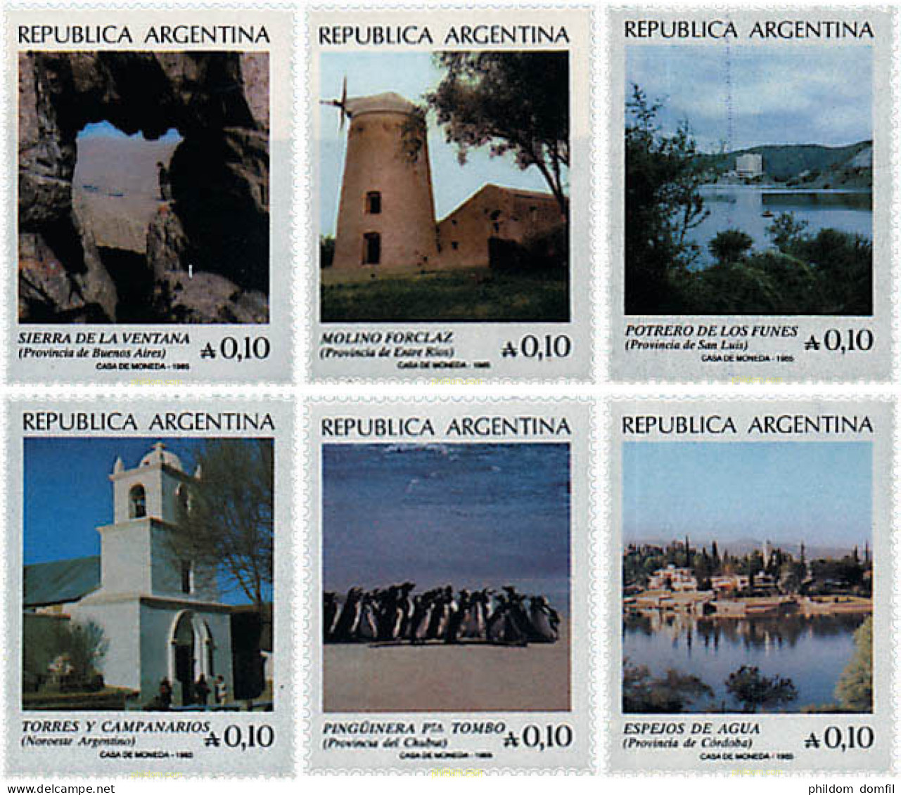 36453 MNH ARGENTINA 1985 TURISMO - Ongebruikt