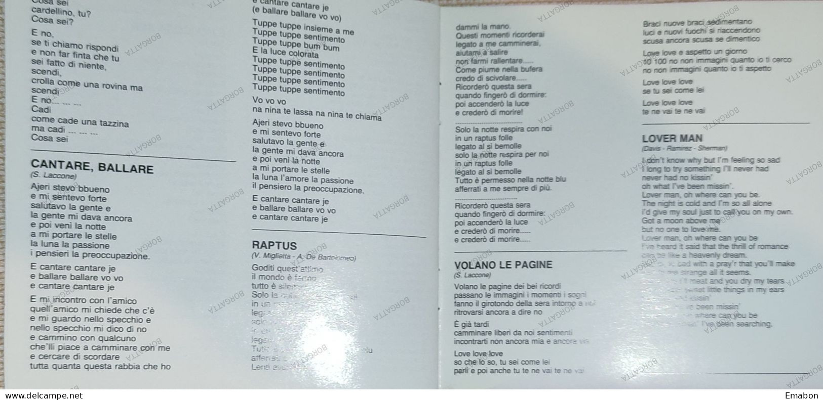 BORGATTA -  Cd  MIETTA - VOLANO LE PAGINE - FONIT CETRA  1991  -  USATO In Buono Stato - Otros - Canción Italiana