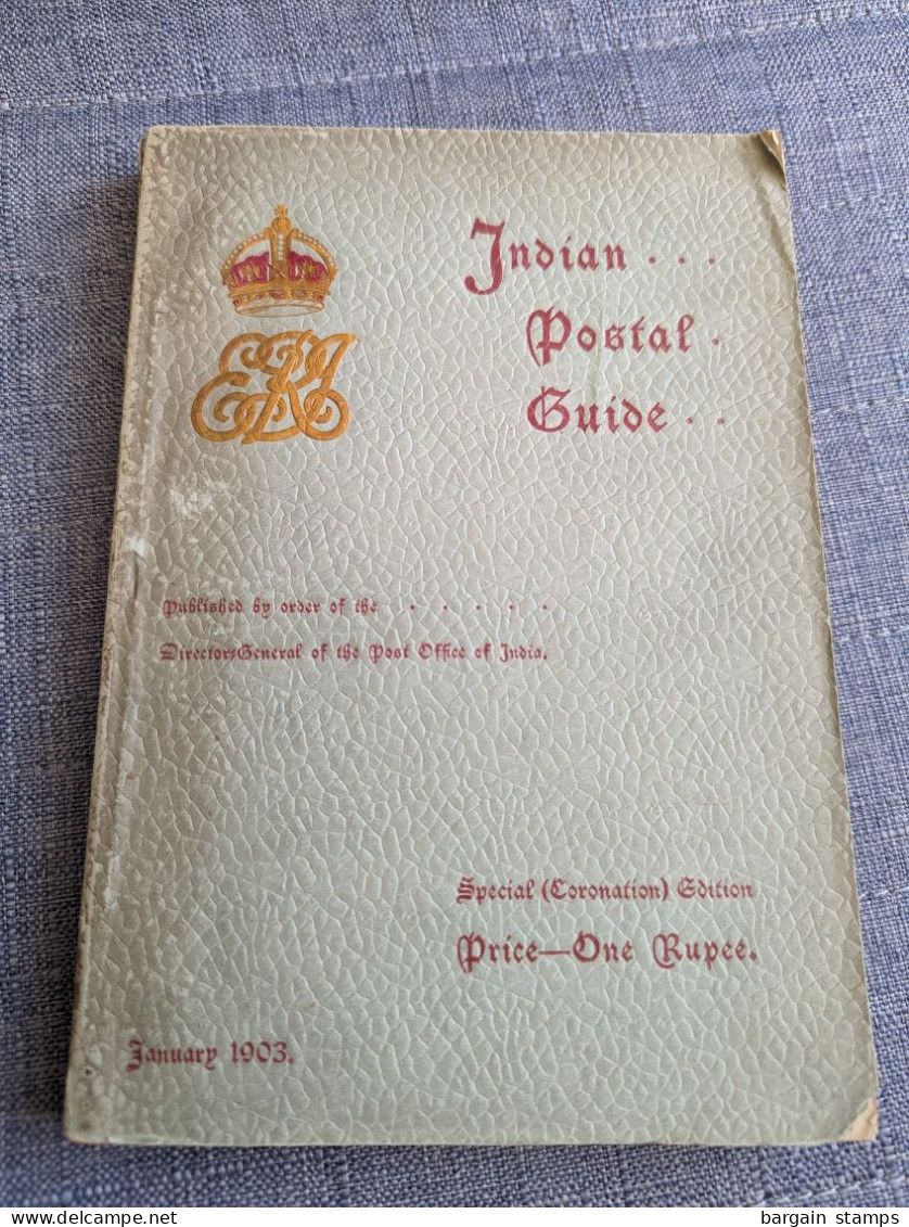 Indian Postal Guide - Special Coronation Edition - 1903 - Manuales