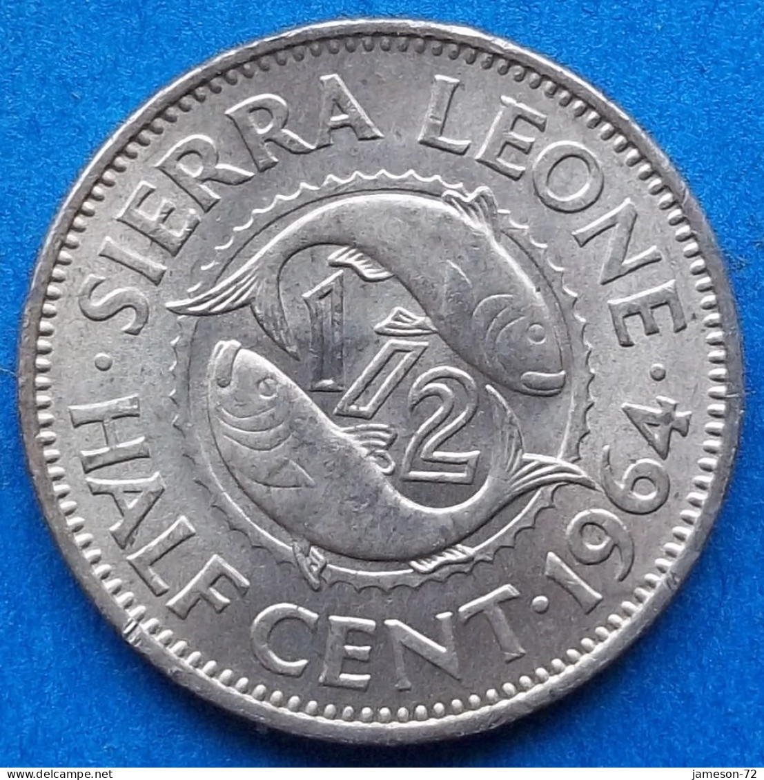 SIERRA LEONE - Half Cent 1964 KM# 16 Independent (1961-2022) - Edelweiss Coins - Sierra Leona
