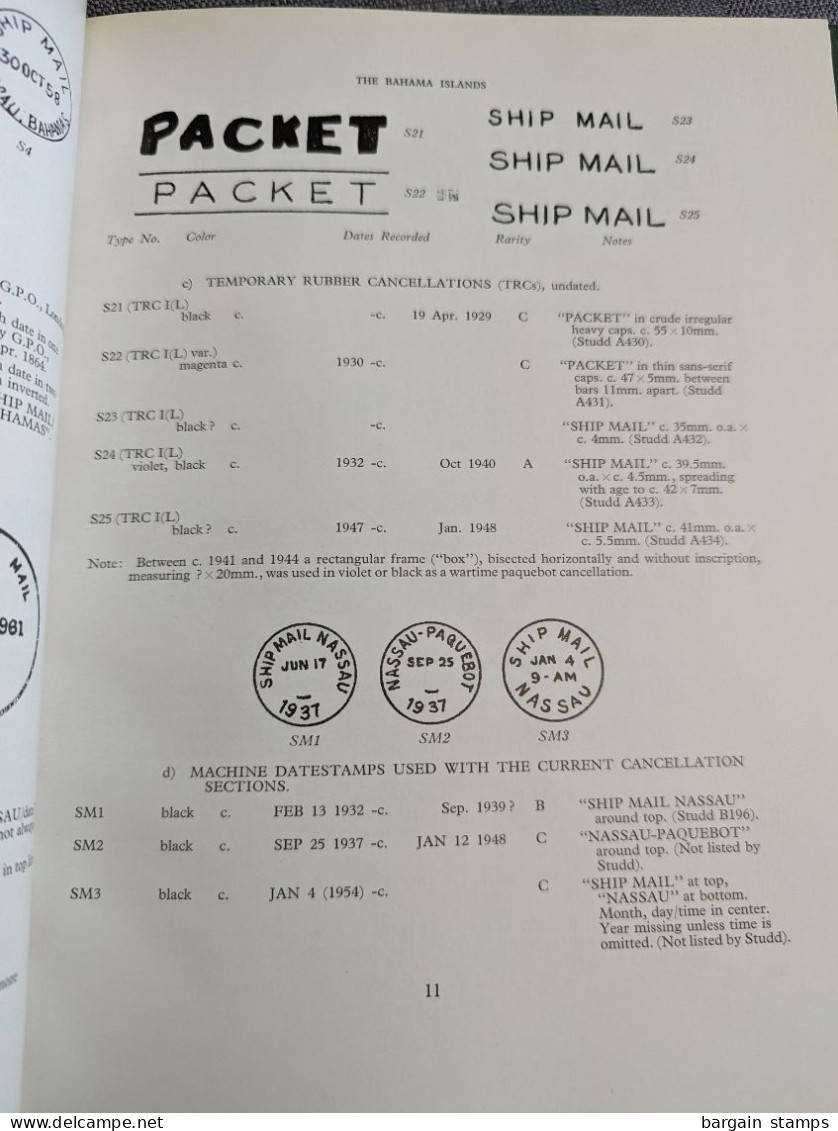 The Bahamas Islands - Ludington And Raymond - Woods And Perth - 1968 - Handbooks