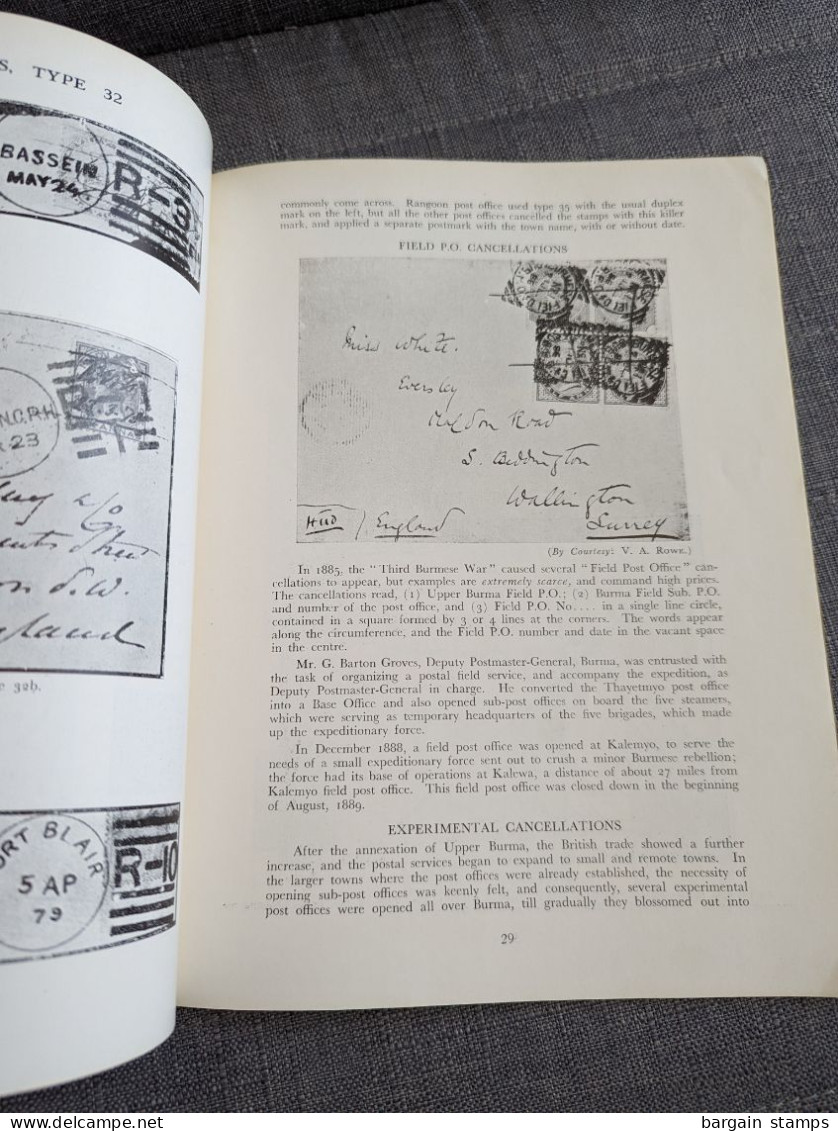 India Used In Burma -  Jal Cooper - Bombay - 1950 - Guides & Manuels