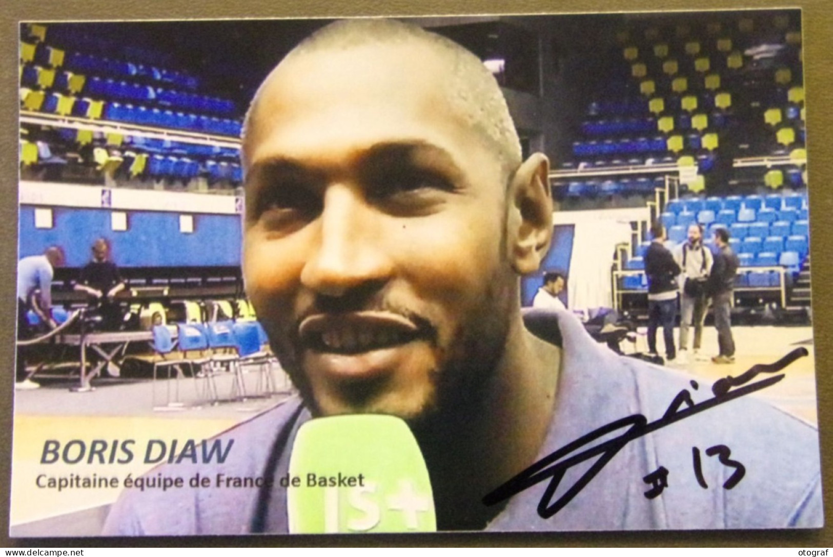 Boris DIAW - Signé / Hand Signed / Dédicace Authentique / Autographe - Basket-ball