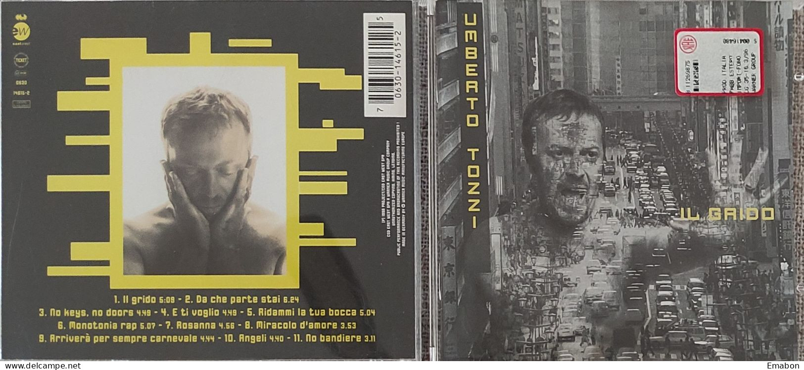 BORGATTA - Cd  UMBERTO TOZZI - IL GRIDO  - PROJECT/CGD 1996 -  USATO In Buono Stato - Altri - Musica Italiana