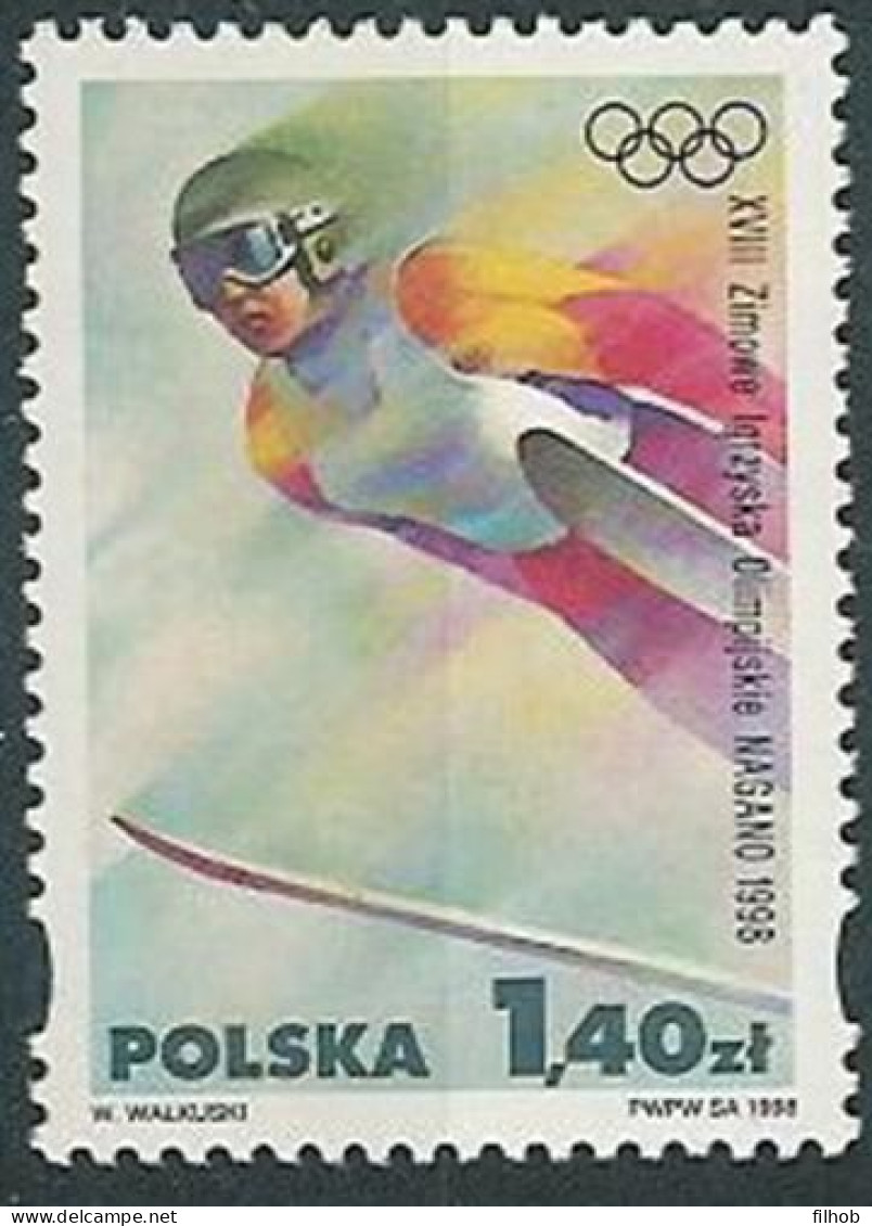 Poland Stamps MNH ZC.3542: Sport Olympic Games Nagano - Neufs