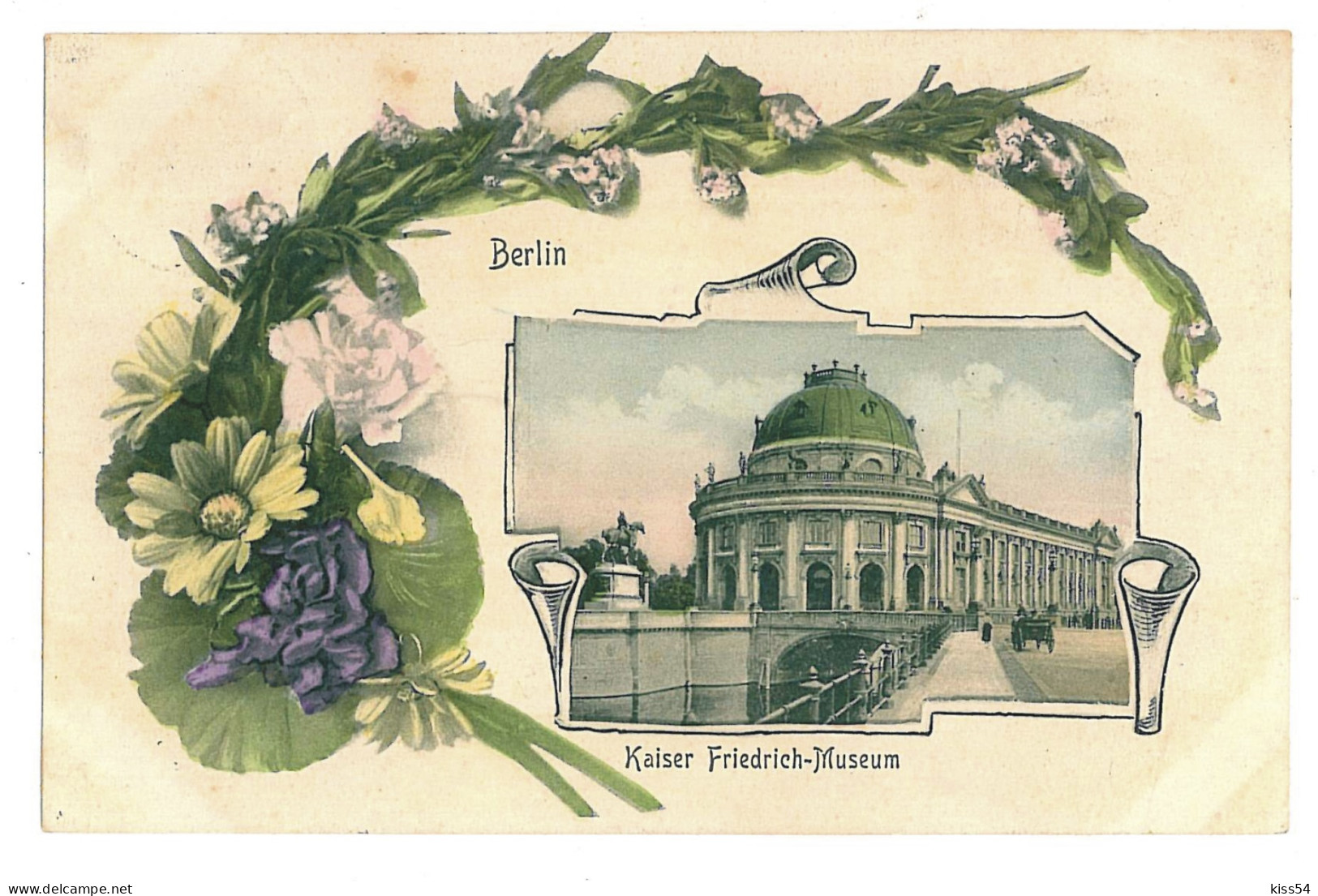 GER 85 - 10202 BERLIN, Litho, Germany - Old Postcard - Used - 1906 - Muro Di Berlino