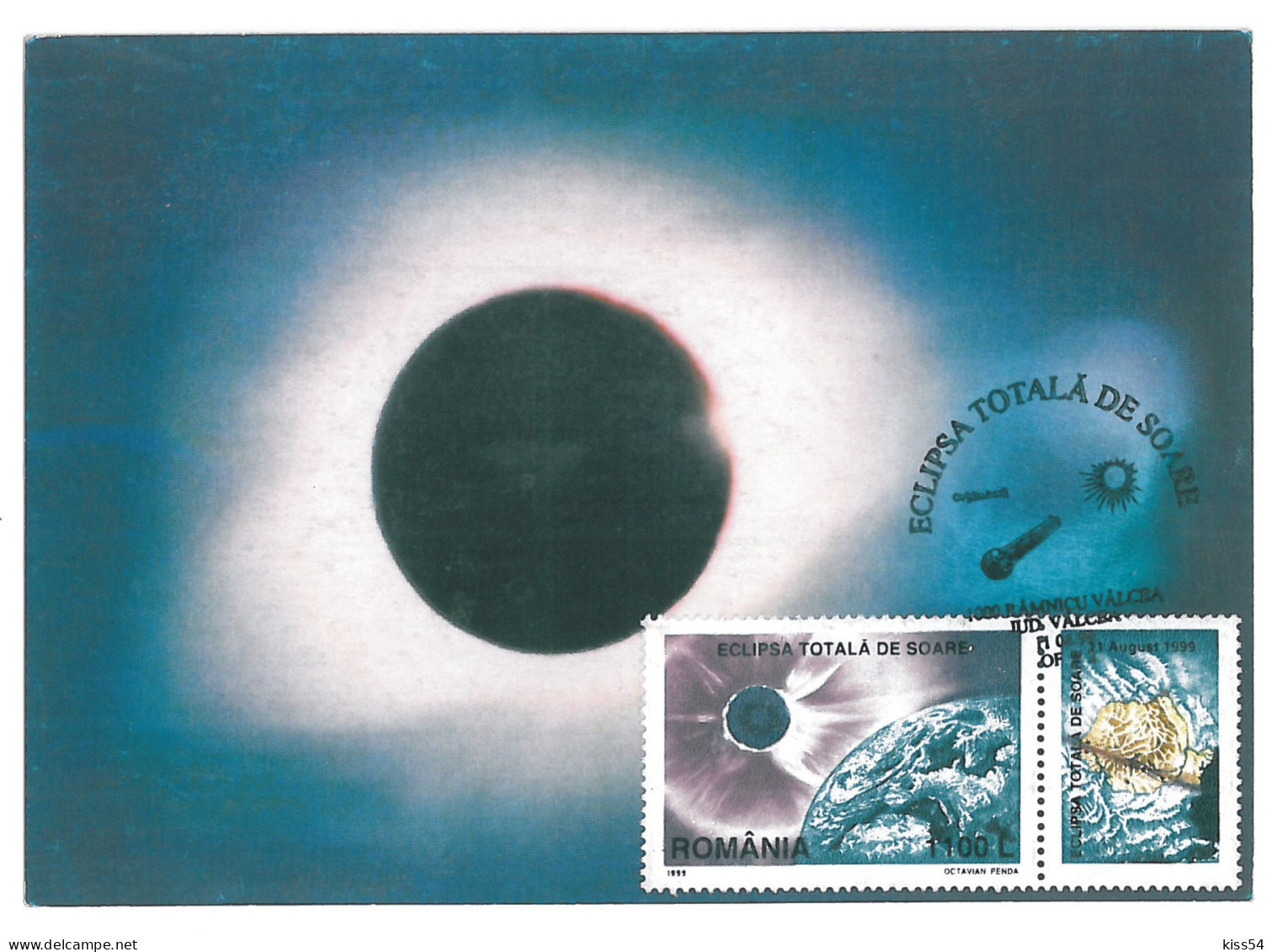 MAX 27 - 1 Total ECLIPSE, Romania - Maximum Card - 1999 - Astrologie