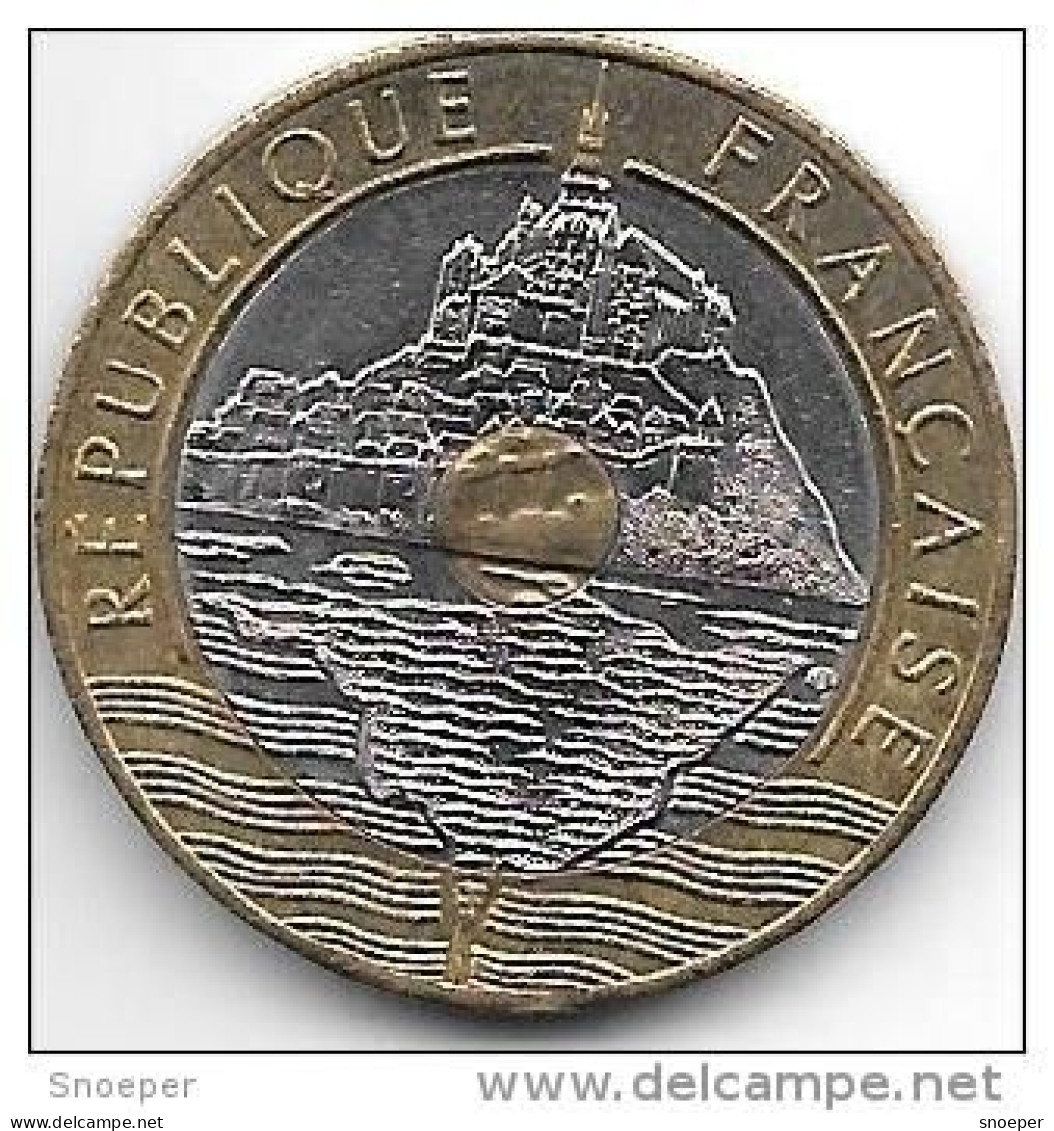 *france  20 Francs  1993  Km 1008.2    Unc - 20 Francs