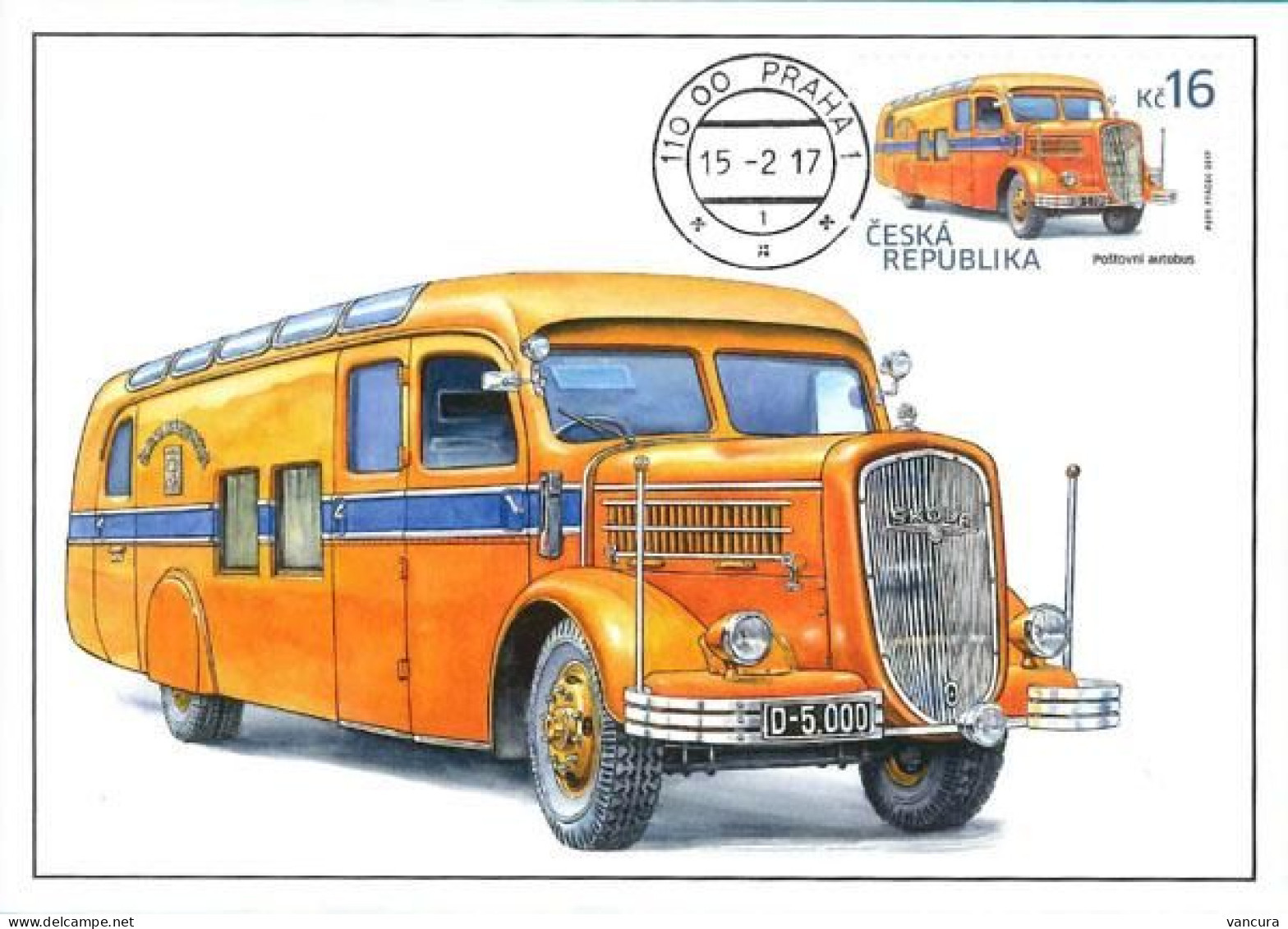 CM 916 Czech Republic Post Bus 2017 - Bussen
