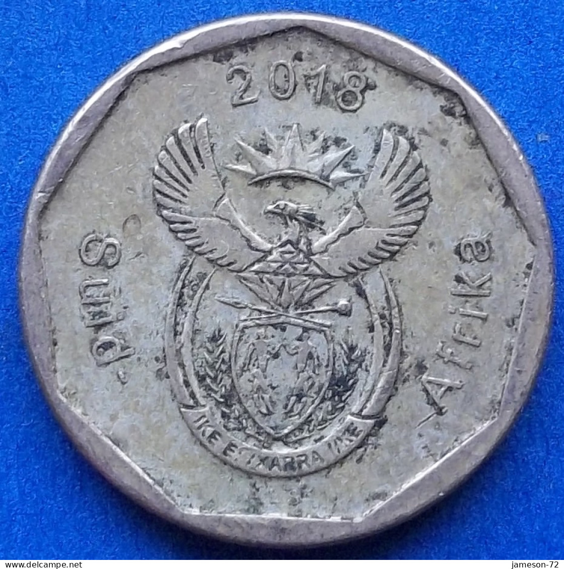 SOUTH AFRICA - 20 Cents 2018 "Protea Flower" KM# 442 Republic (1961) - Edelweiss Coins - South Africa