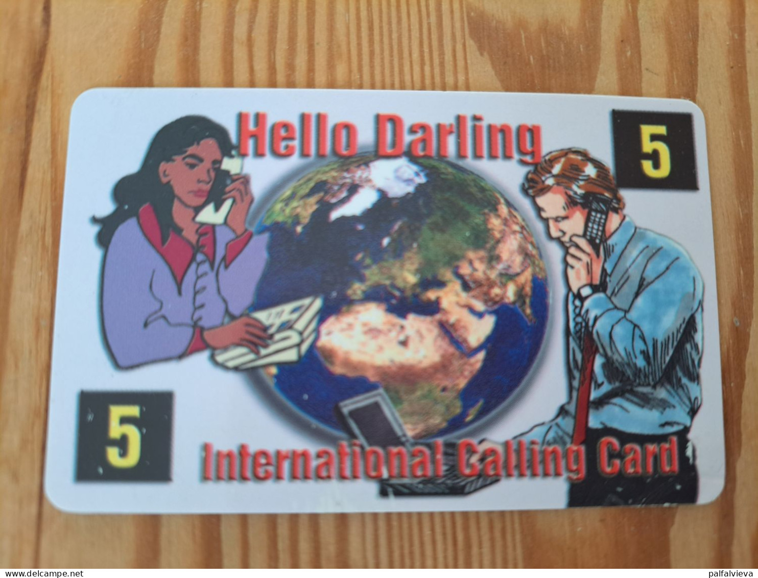 Prepaid Phonecard United Kingdom, Hello Darling - Earth, Globe - [ 8] Firmeneigene Ausgaben