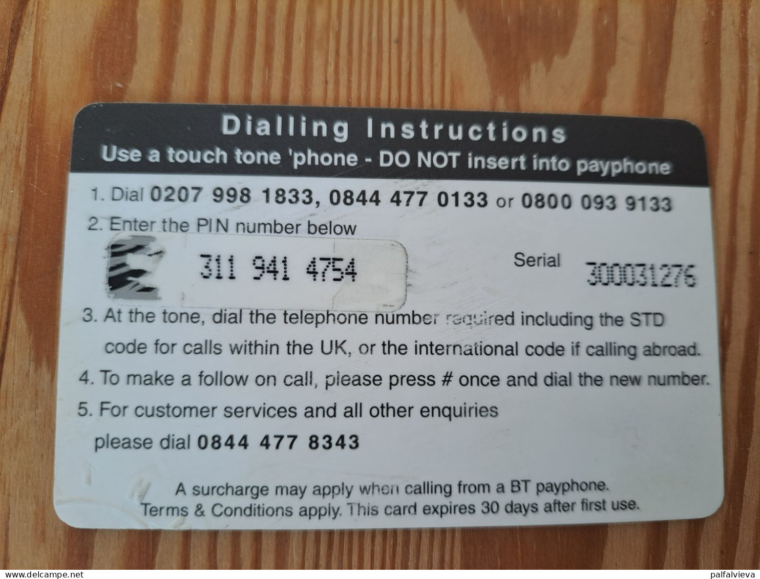 Prepaid Phonecard United Kingdom, Hello Darling - Earth, Globe - [ 8] Firmeneigene Ausgaben