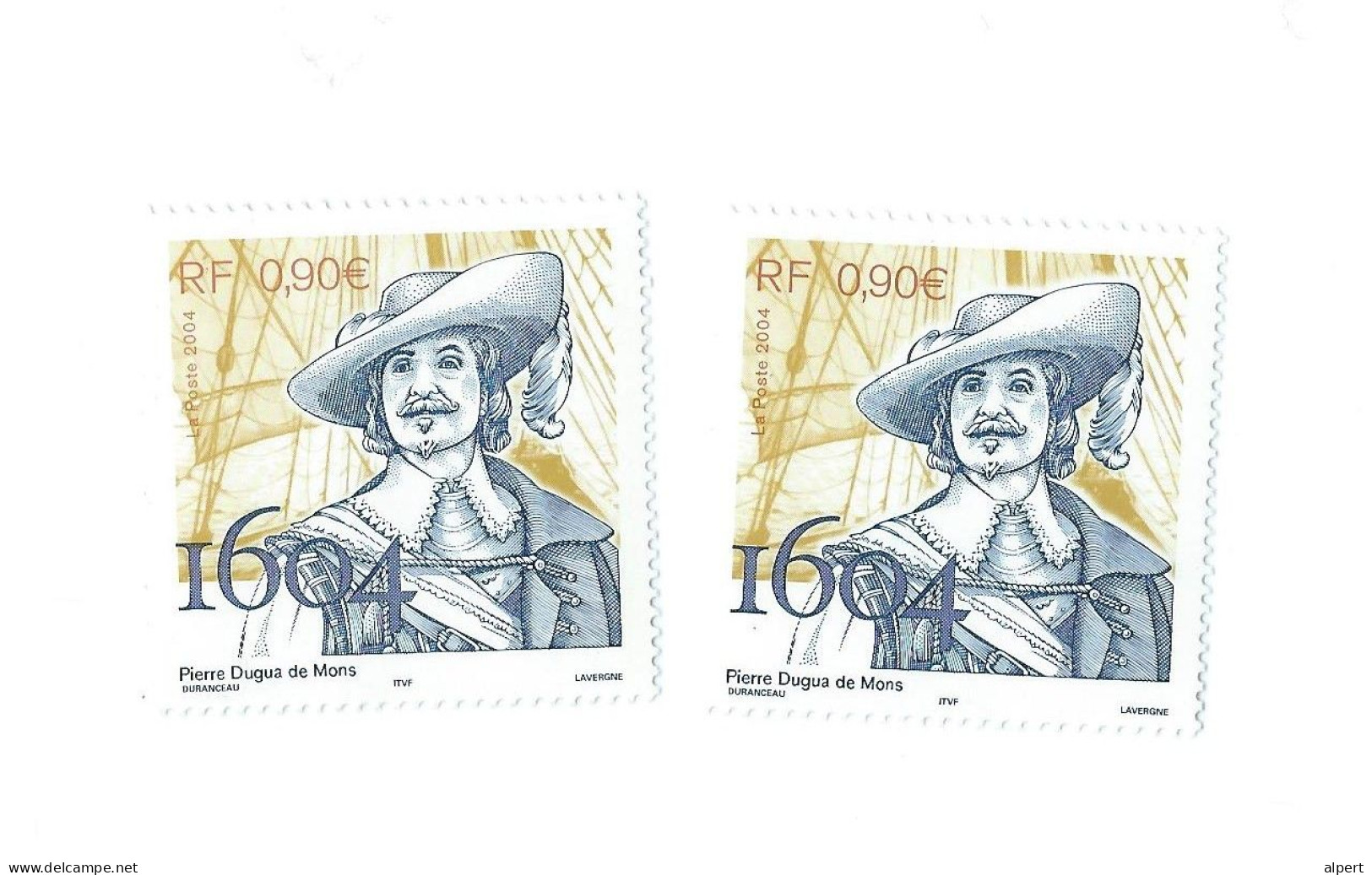 3678 Fond Jaune Foncé - Impression Lourde De La Faciale Et De RF - 1 Normal Livré - Unused Stamps