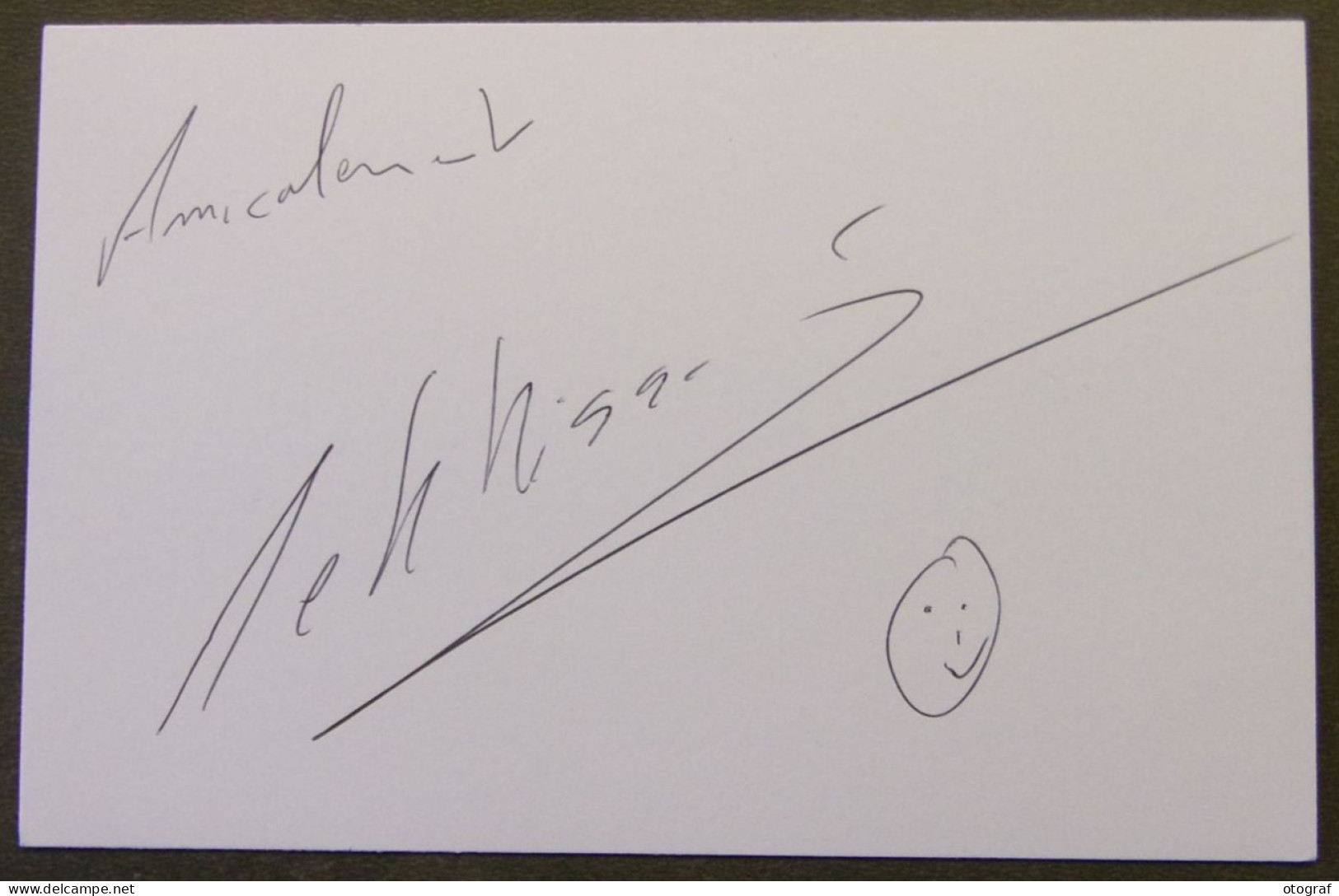 Mahiedine MEKHISSI - BENABBAD - Dédicace - Hand Signed - Autographe Authentique - Athlétisme