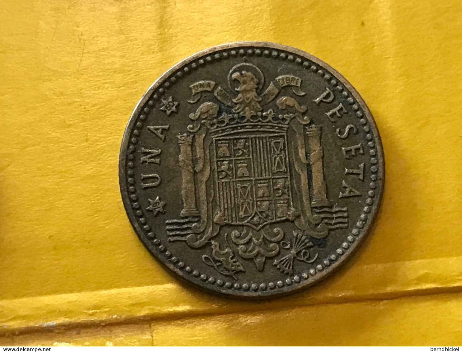 Münze Münzen Umlaufmünze Spanien 1 Peseta 1953 Im Stern 60 - 1 Peseta