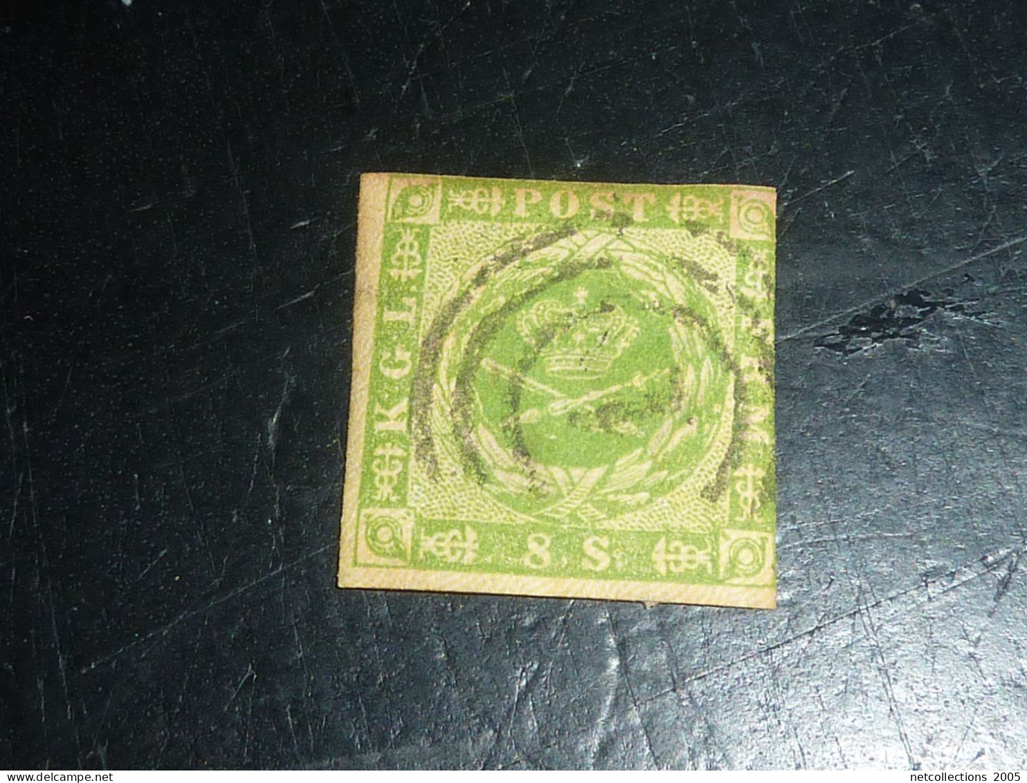 DANEMARK 1858 N°9 - Oblitéré (CV) - Used Stamps