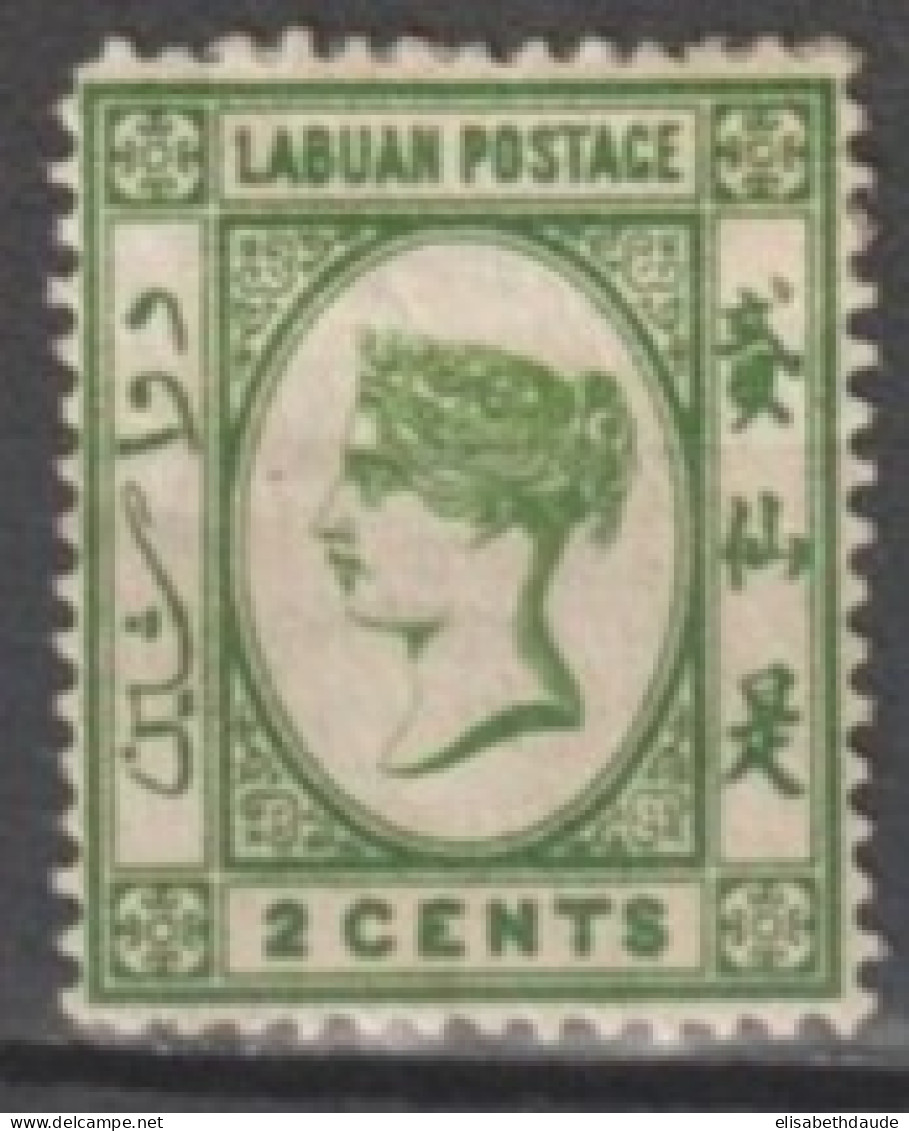 LABUAN (BORNEO) - 1880 - YVERT N°5 * MH FILIGRANE CC - COTE = 30 EUR. - Nordborneo (...-1963)