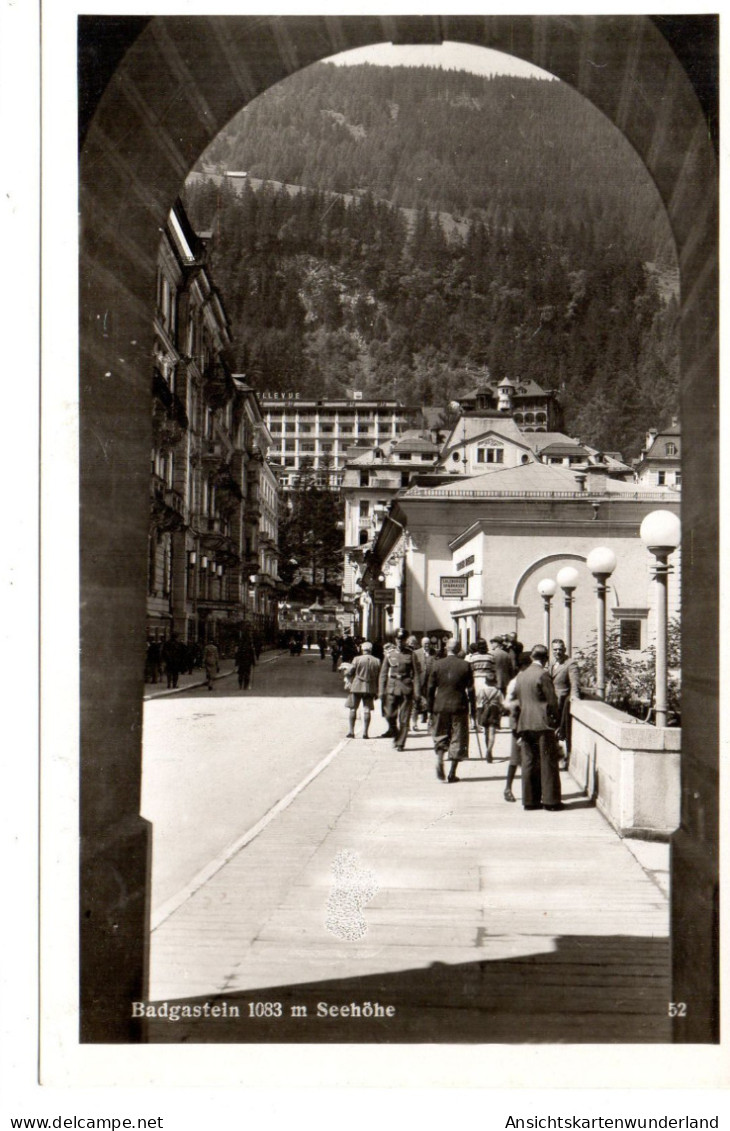 013213  Badgastein - Blick Durch Einen Bogen 1946 - Bad Gastein