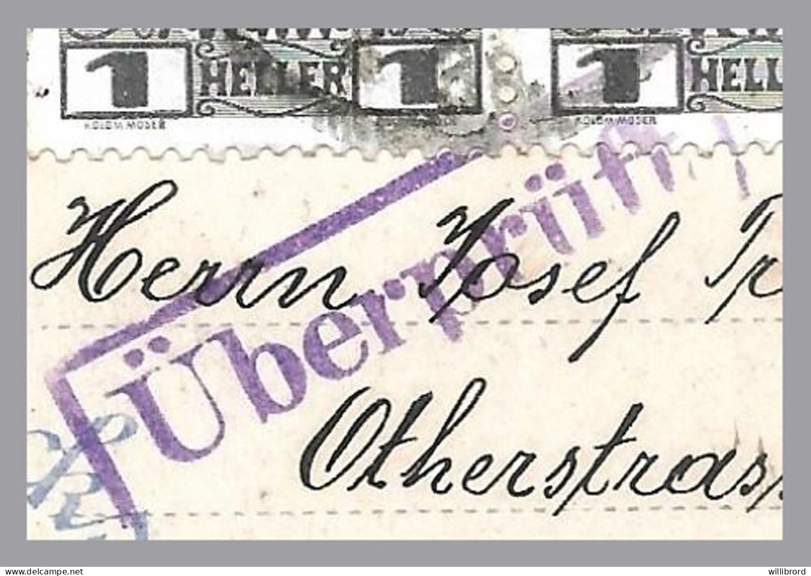 LUXEMBOURG - 1915 AUSTRIA Incoming Postcard - DOUBLE CENSORED  Karlsbad To Esch-sur-Alzette - Sonstige & Ohne Zuordnung