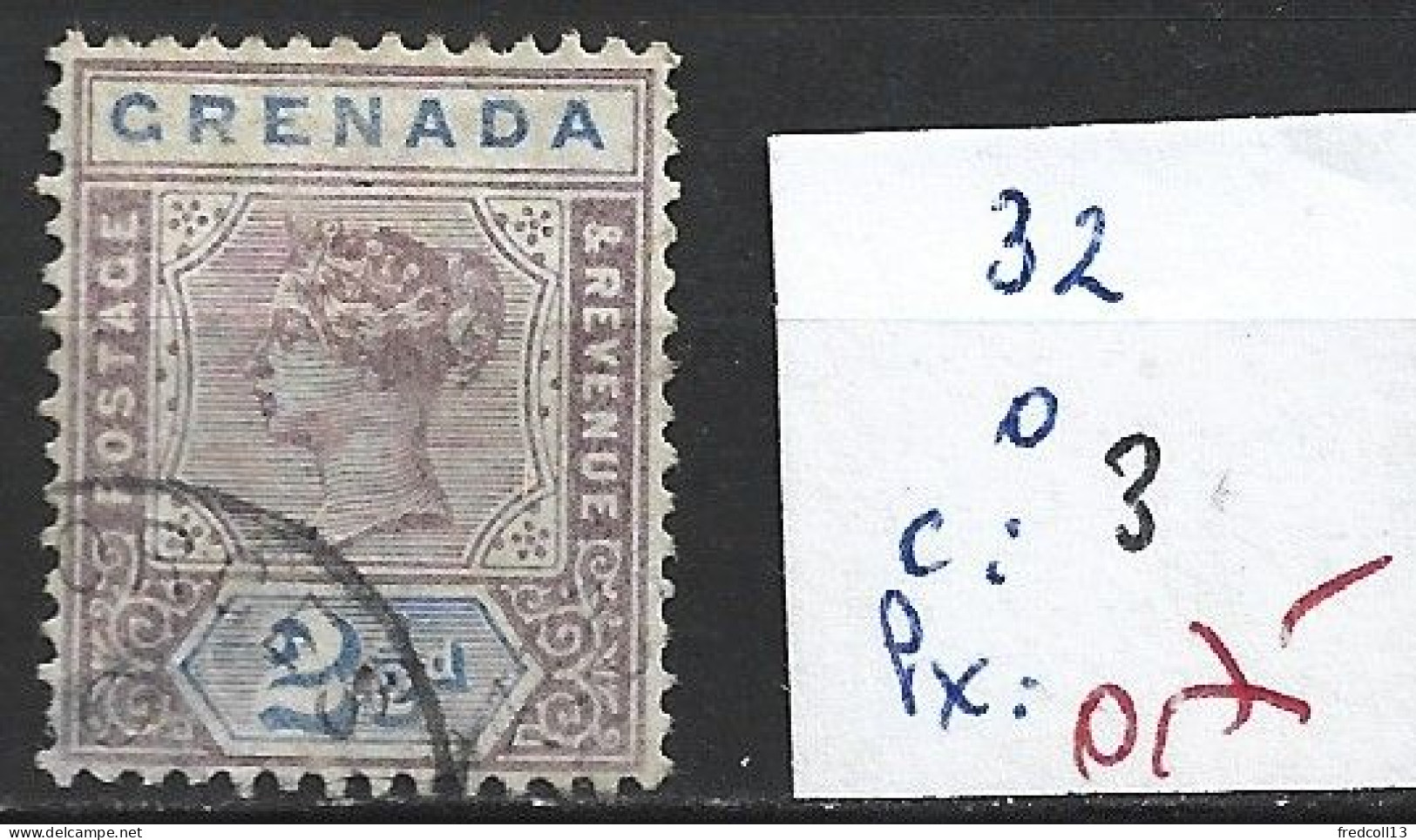 GRENADE 32 Oblitéré Côte 3 € - Grenada (...-1974)