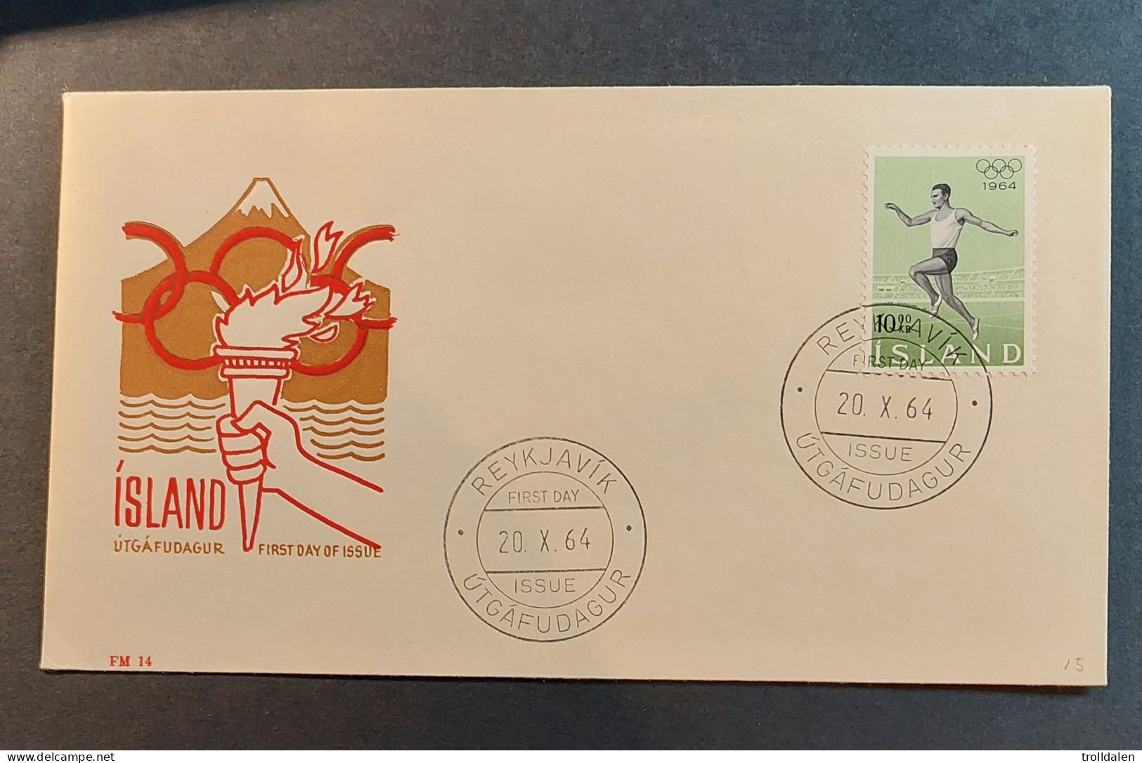 Iceland FDC 1964 - FDC