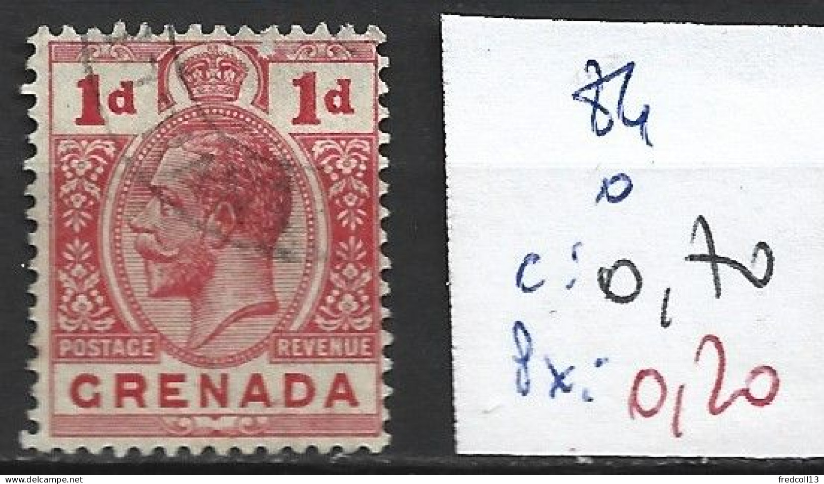 GRENADE 84 Oblitéré Côte 0.70 € - Grenada (...-1974)