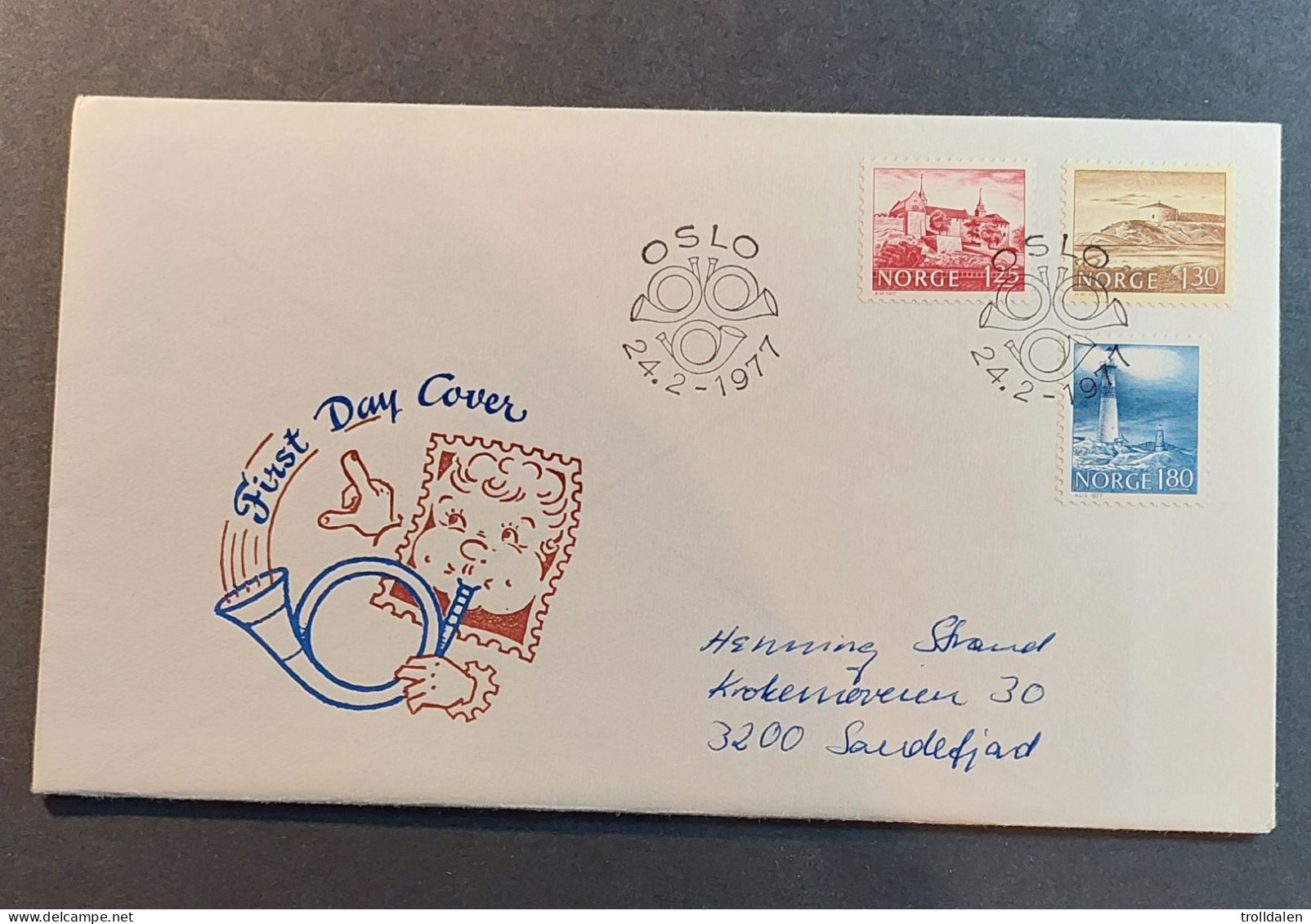 Norway  FDC 1977 - FDC